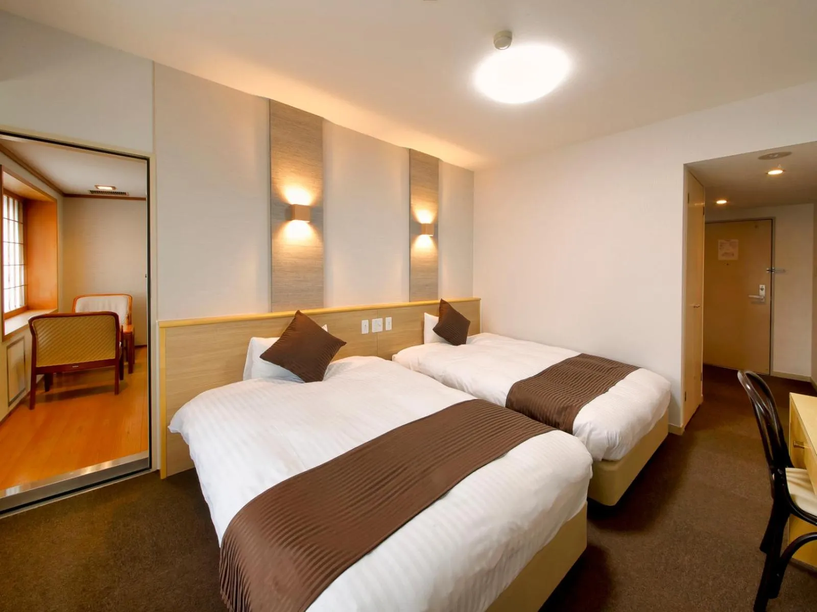 Bed in Hotel Palm Spring