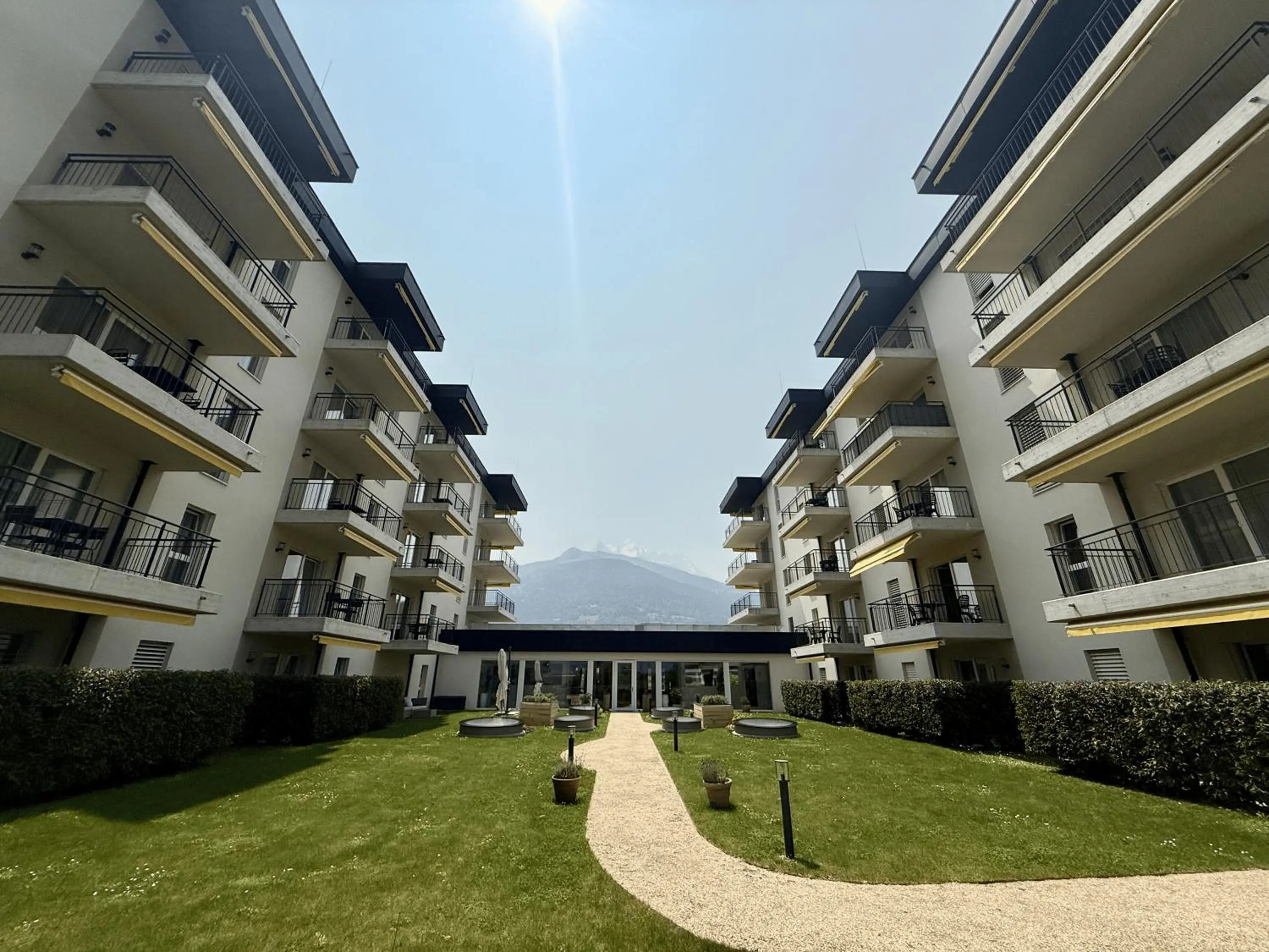 Property building in Alp Art Hotel Monthey