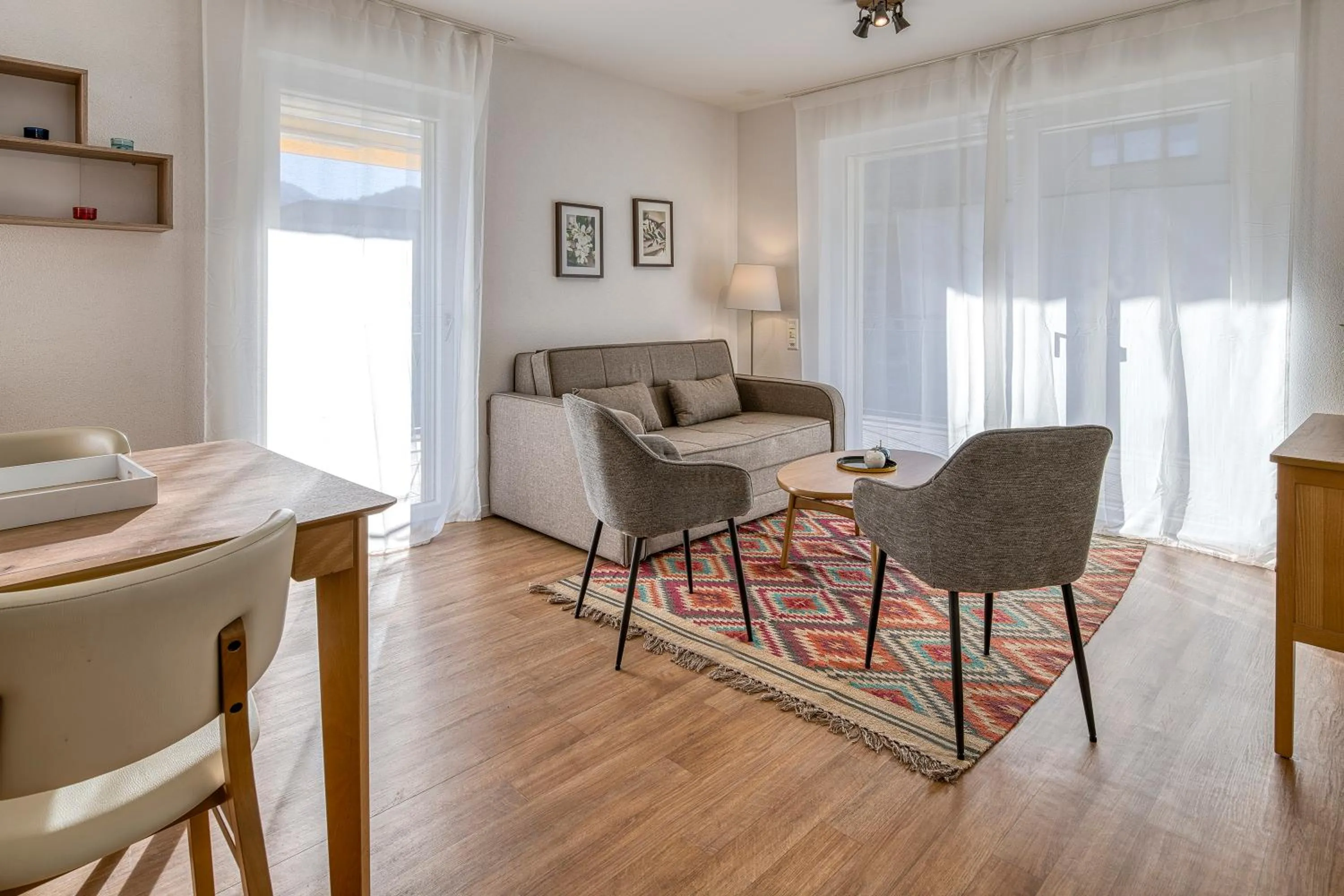 Living room in Alp Art Hotel Monthey