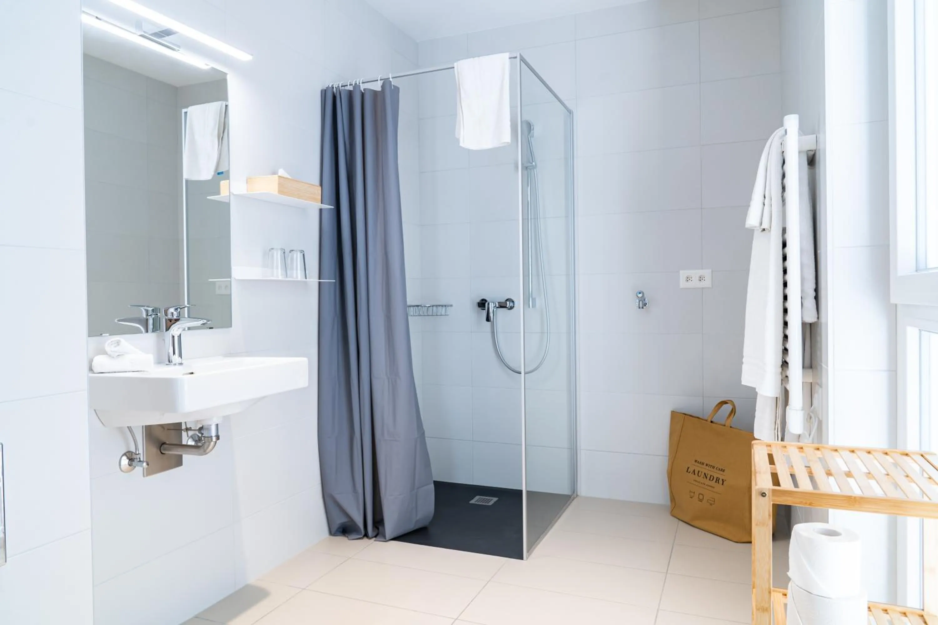 Shower in Alp Art Hotel Monthey