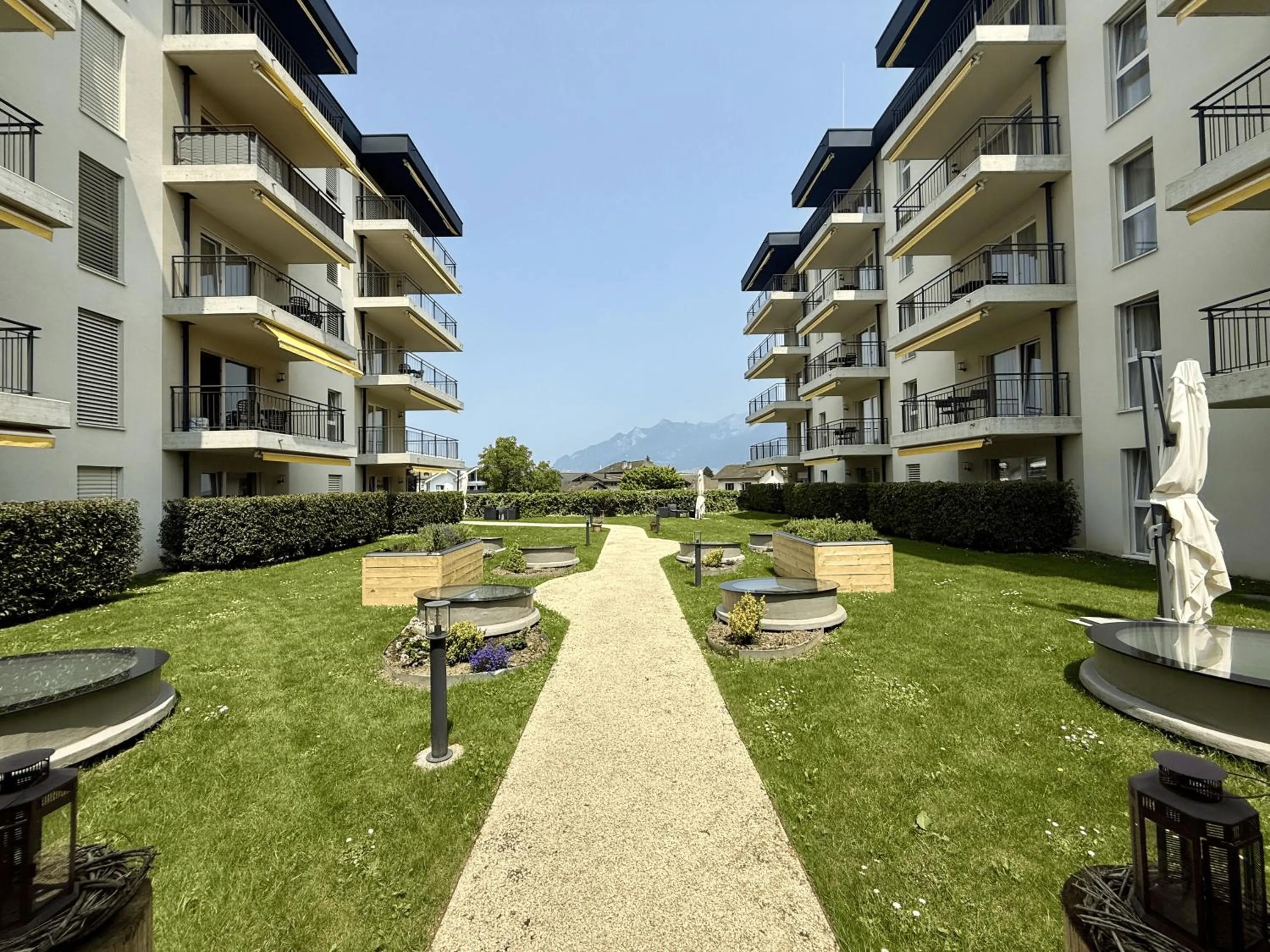 Property building in Alp Art Hotel Monthey