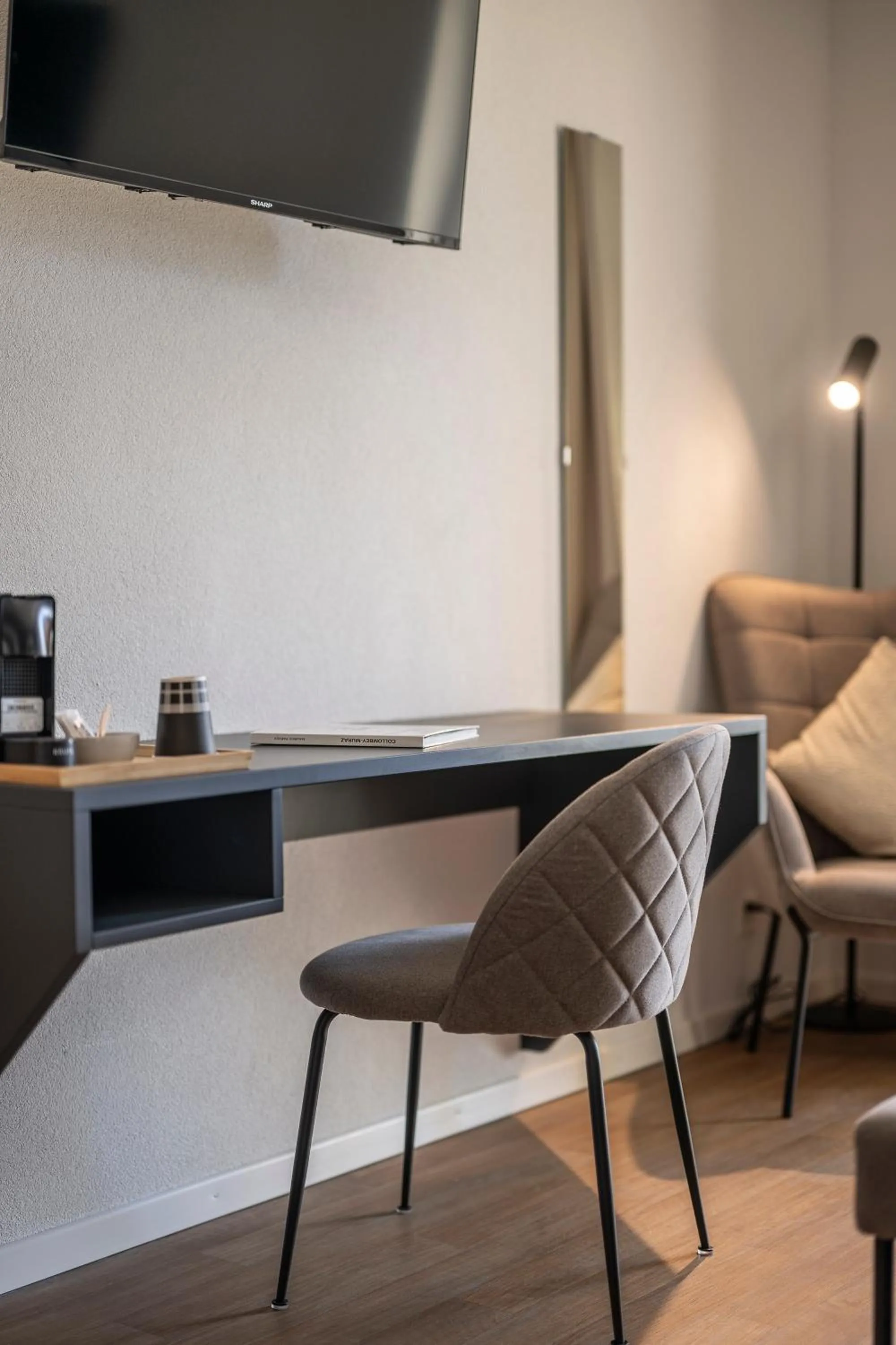 Seating area in Alp Art Hotel Monthey