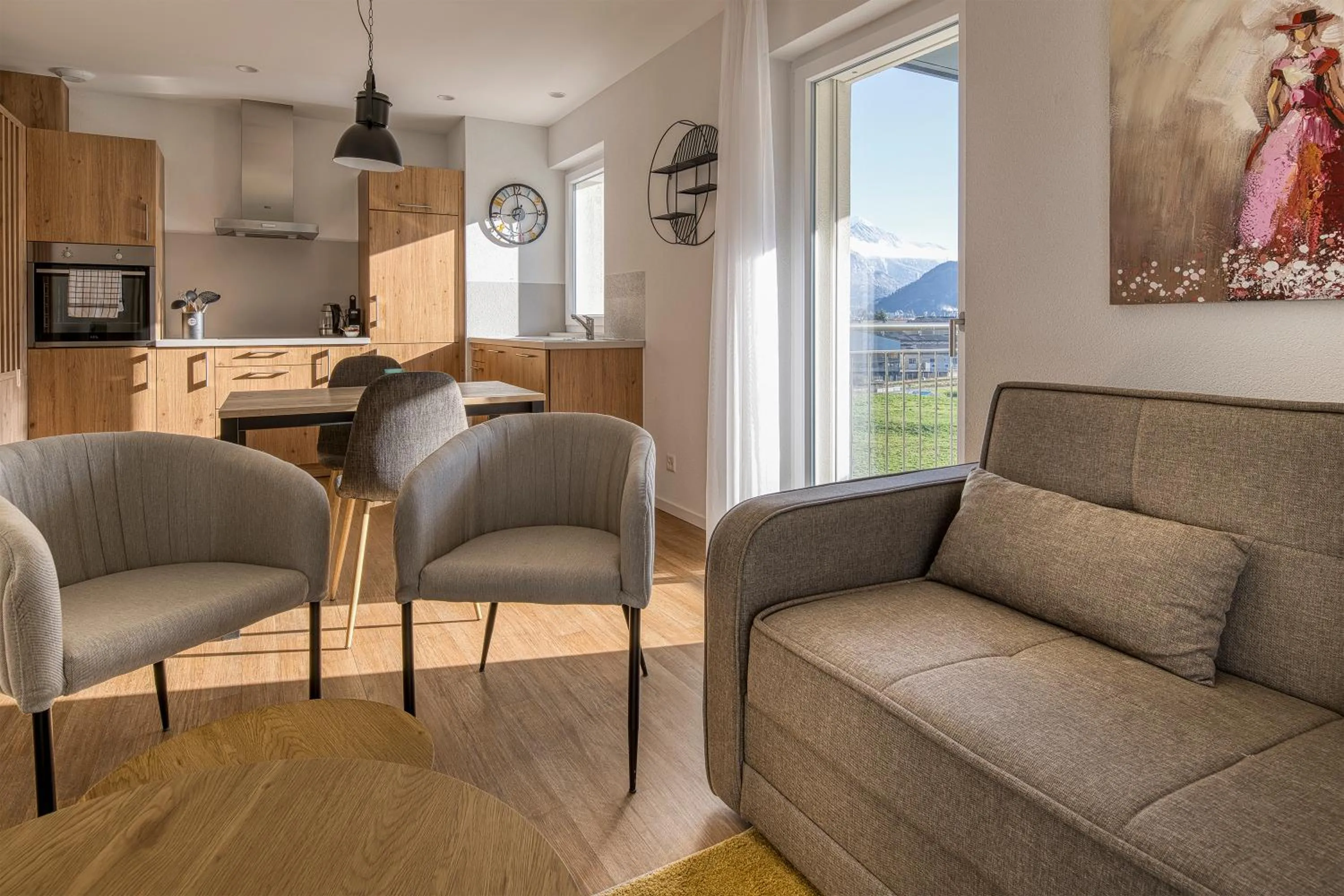 Living room in Alp Art Hotel Monthey