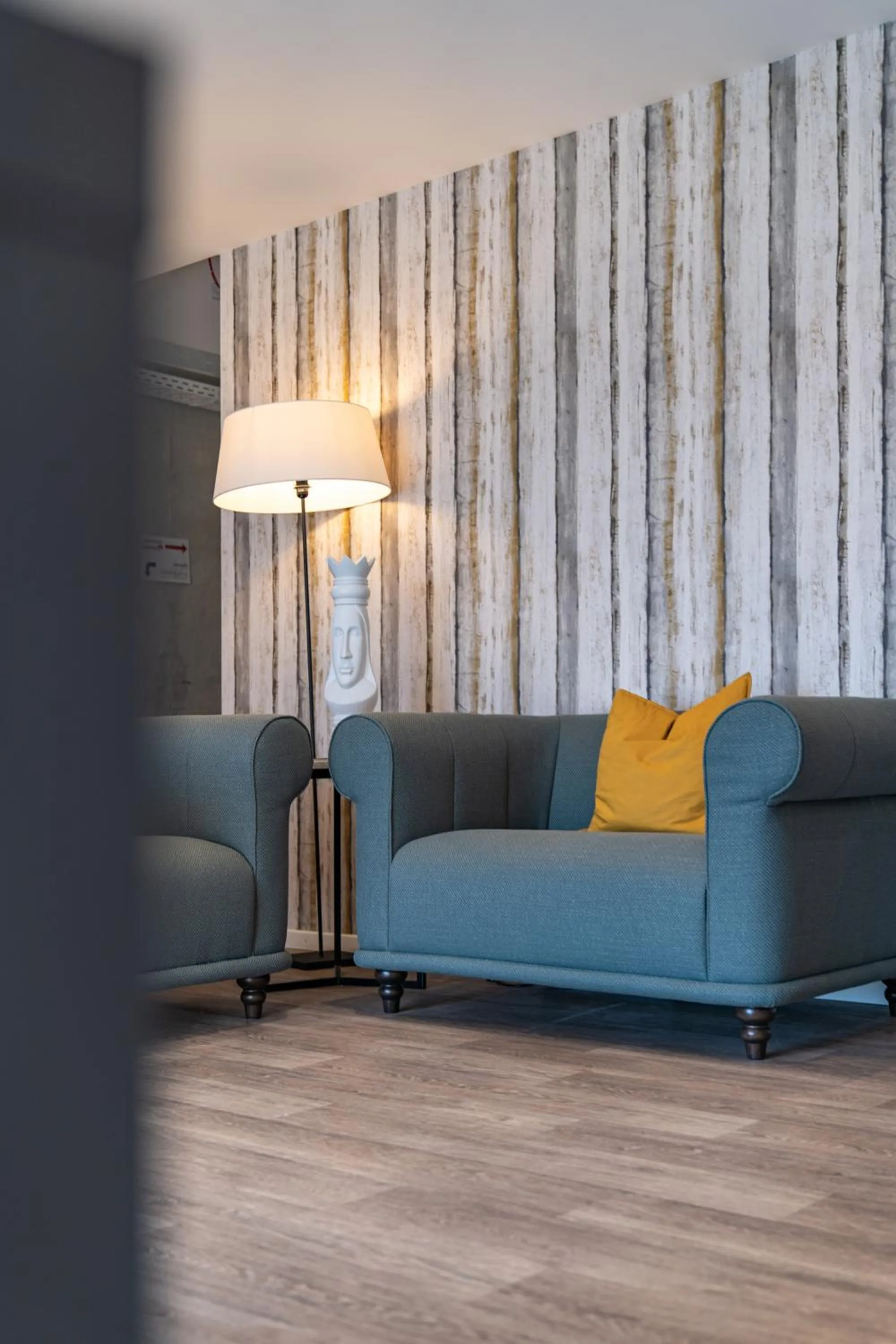 Lobby or reception in Alp Art Hotel Monthey