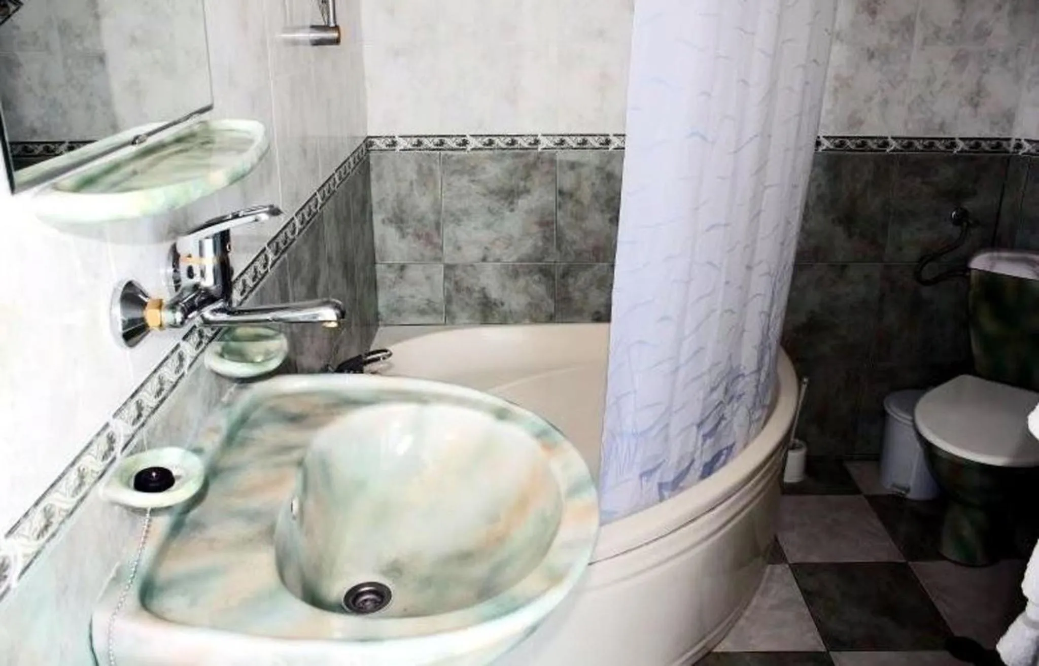 Bathroom in Family Hotel Paros 2