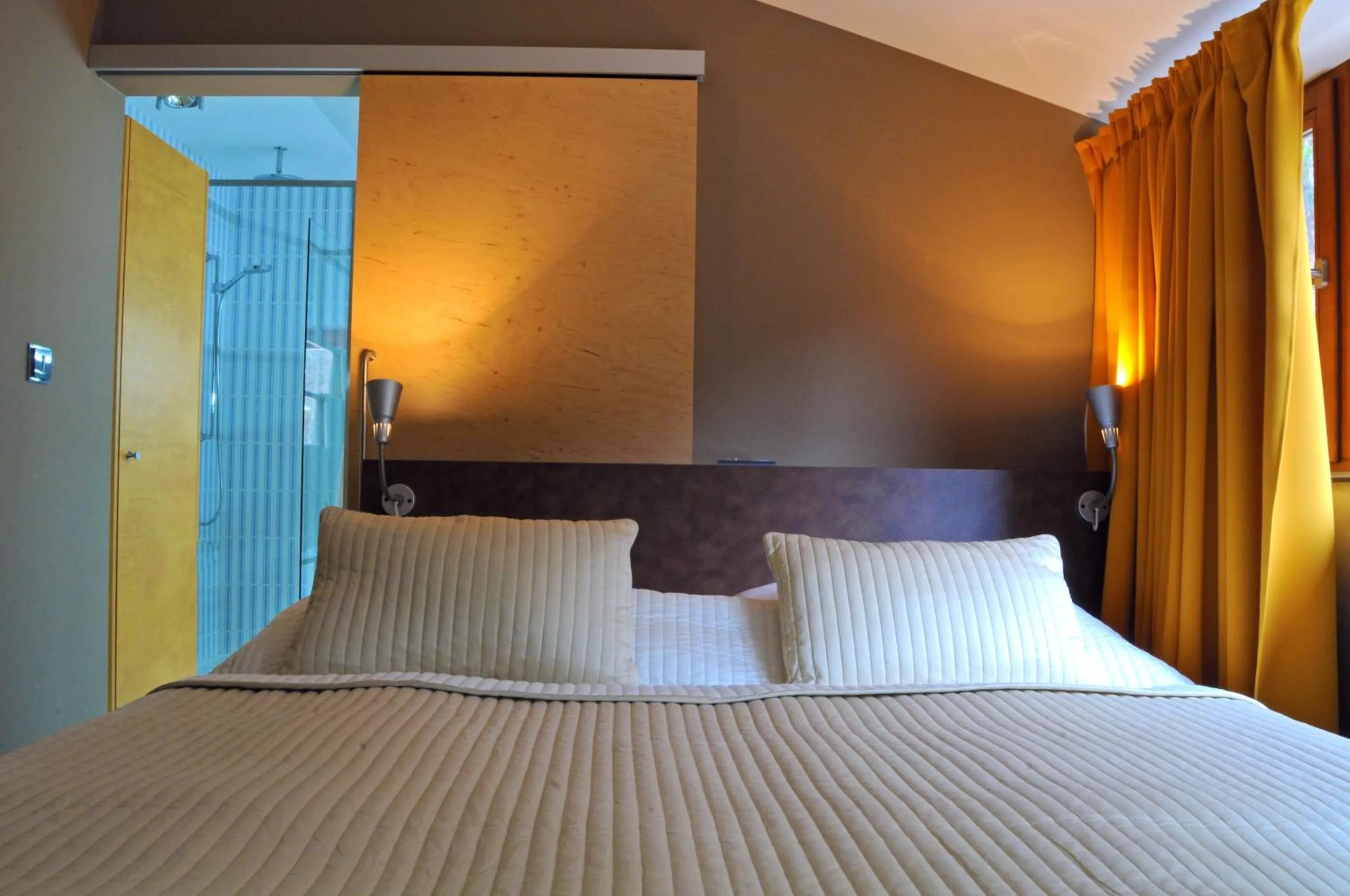 Bed in Hotel Kokořín