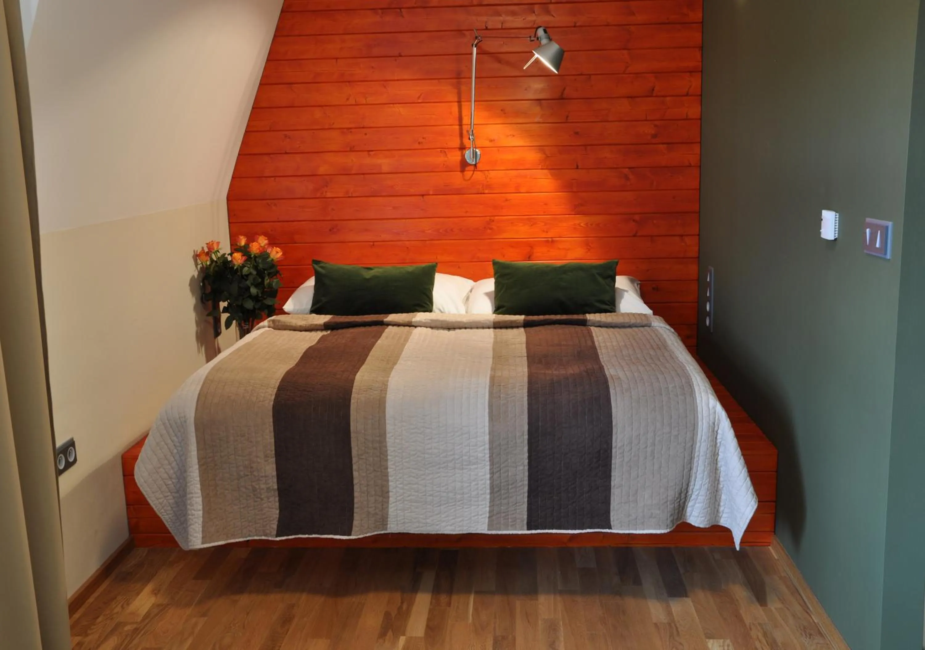 Bed in Hotel Kokořín