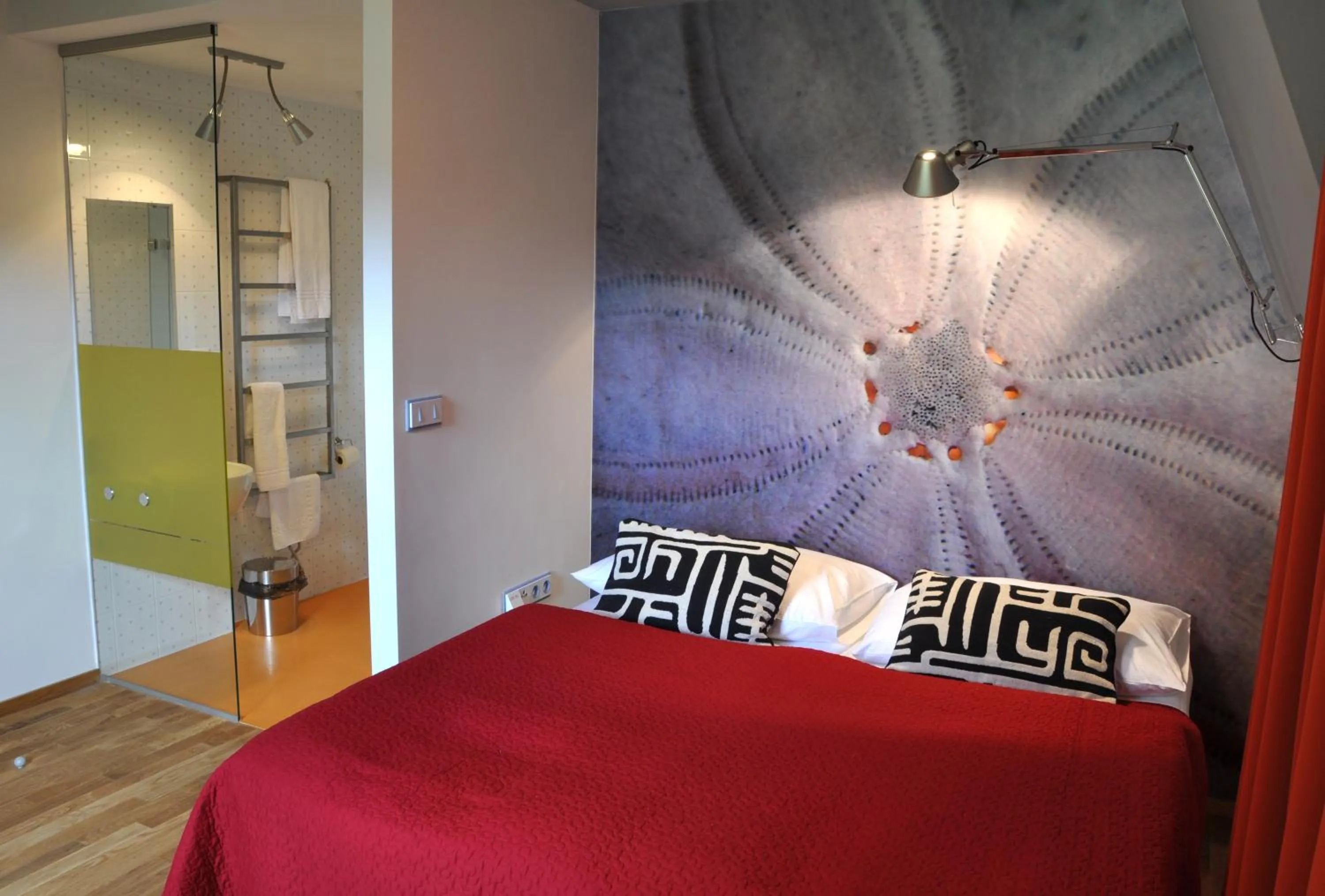 Bed in Hotel Kokořín