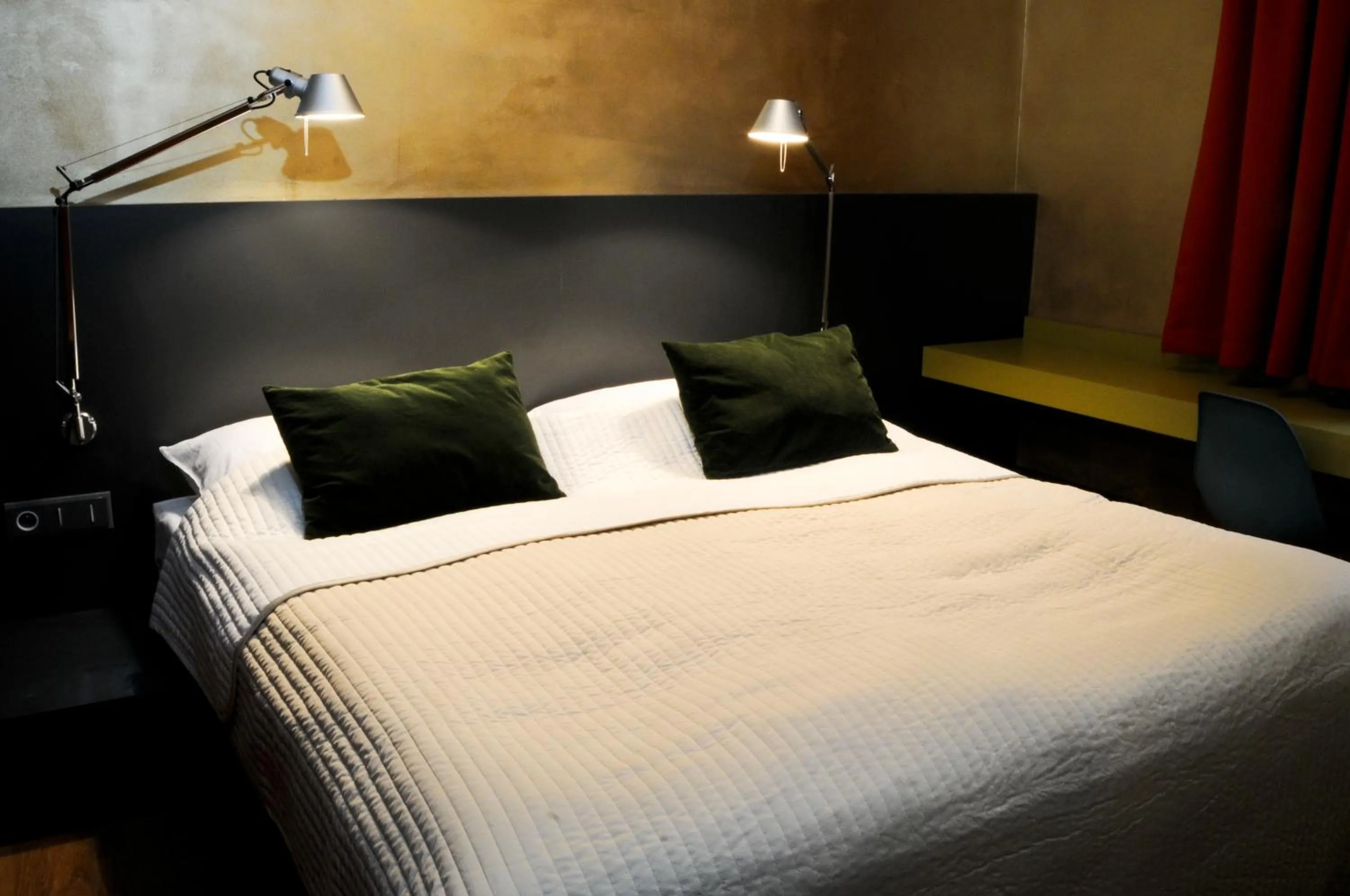 Bed in Hotel Kokořín