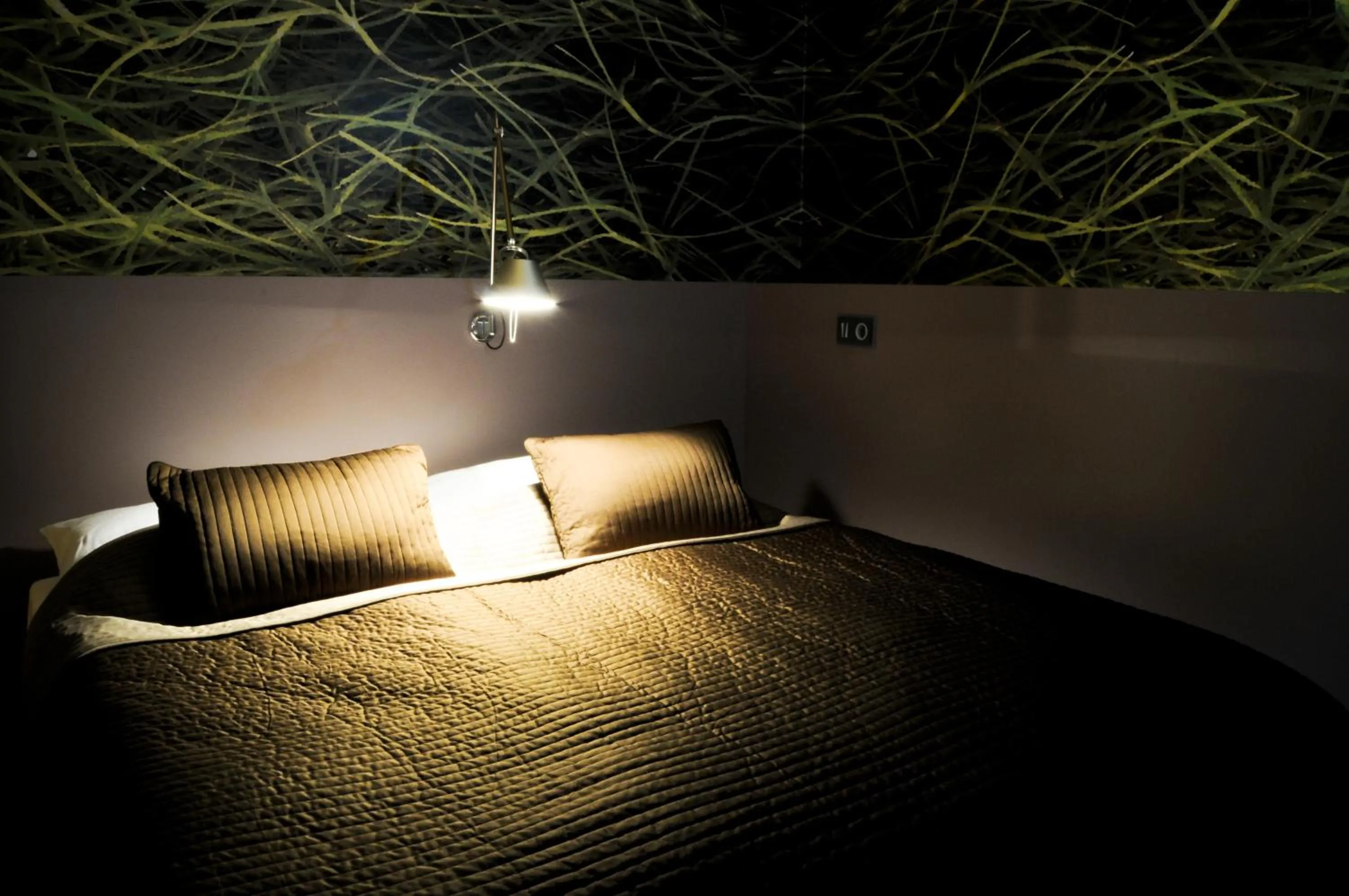 Bed in Hotel Kokořín