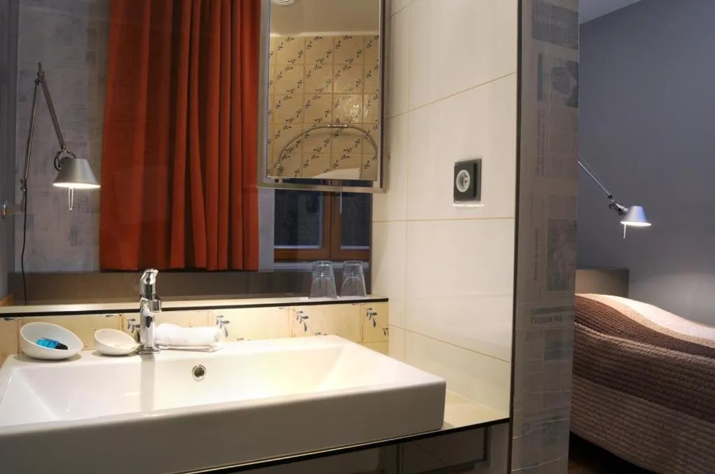 Bed in Hotel Kokořín