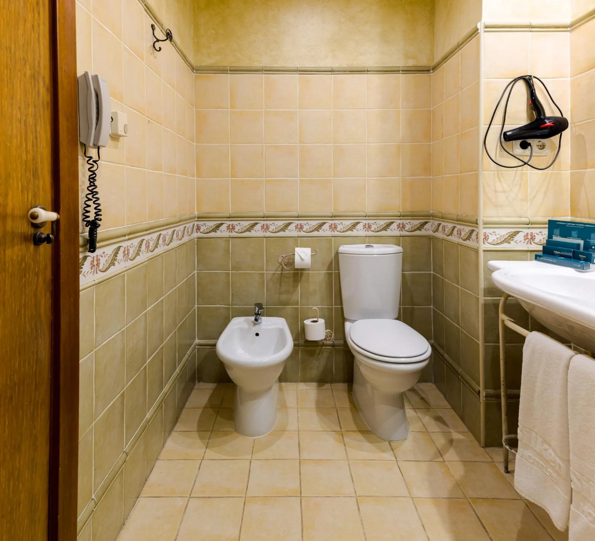 Toilet in Hotel Silken Villa de Laguardia