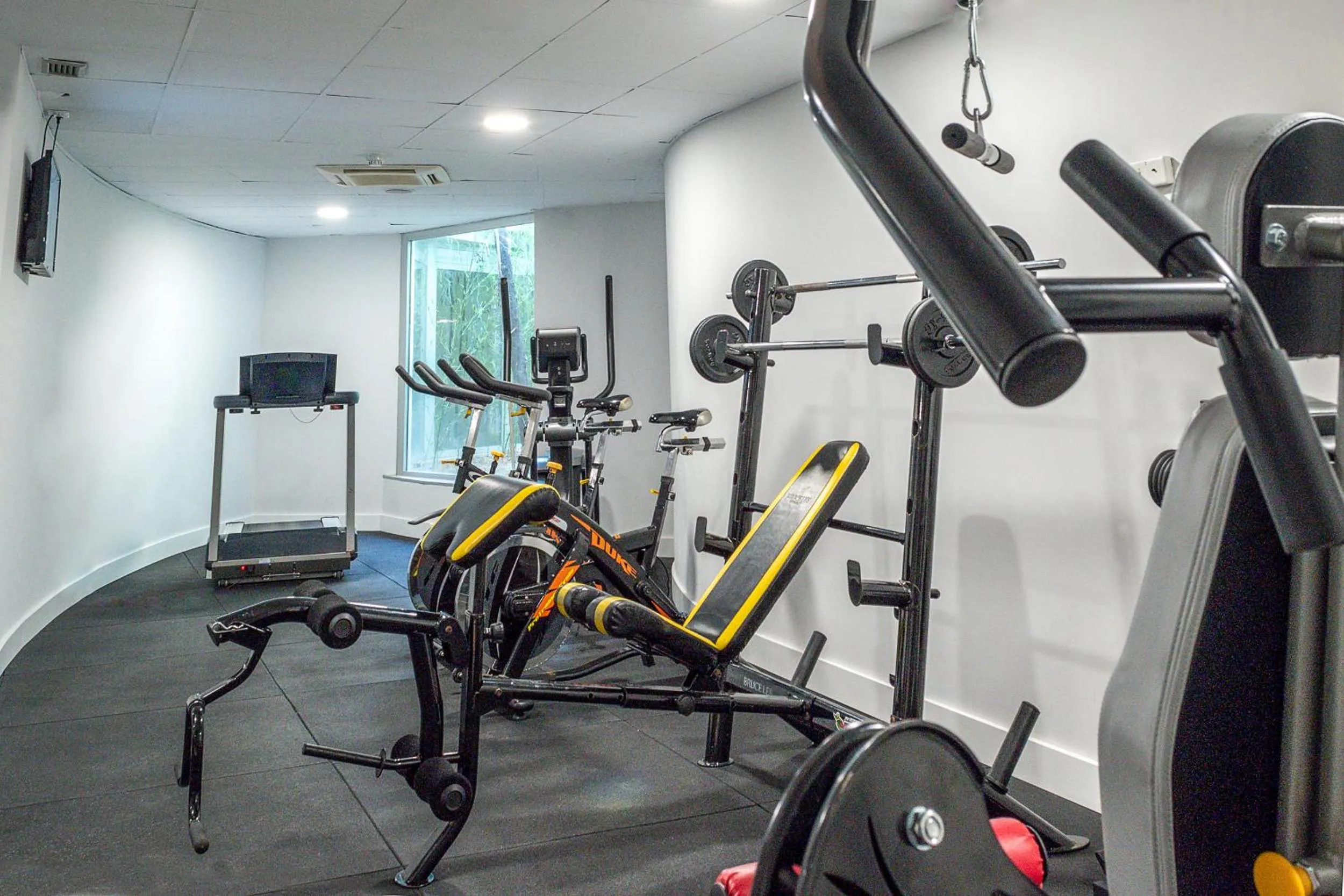 Fitness centre/facilities in Hotel Silken Villa de Laguardia