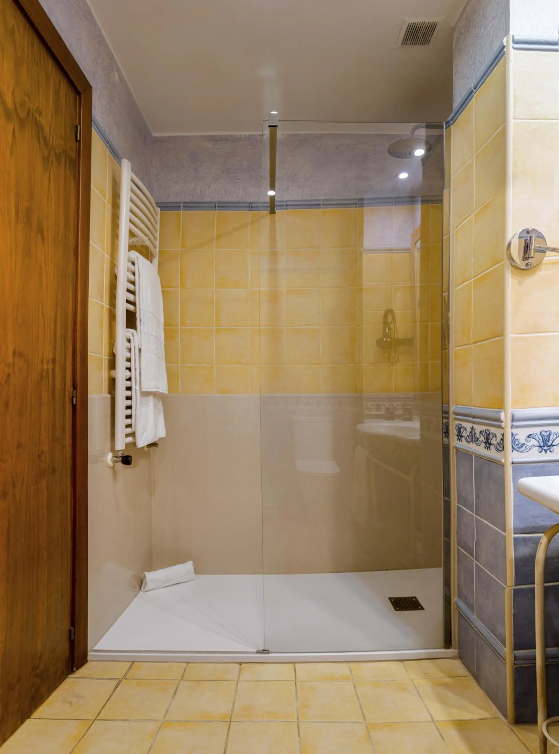 Shower in Hotel Silken Villa de Laguardia