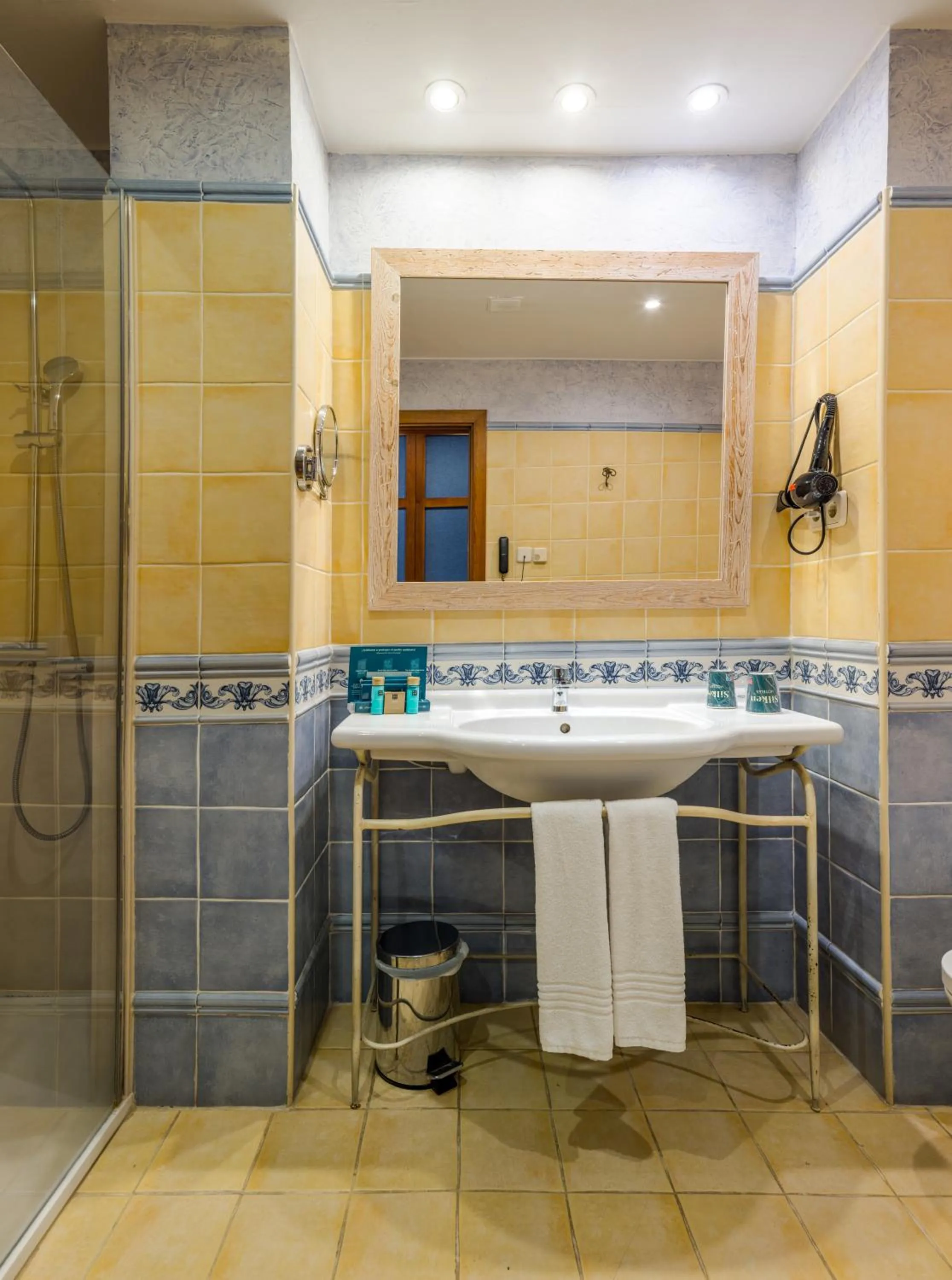 Shower in Hotel Silken Villa de Laguardia