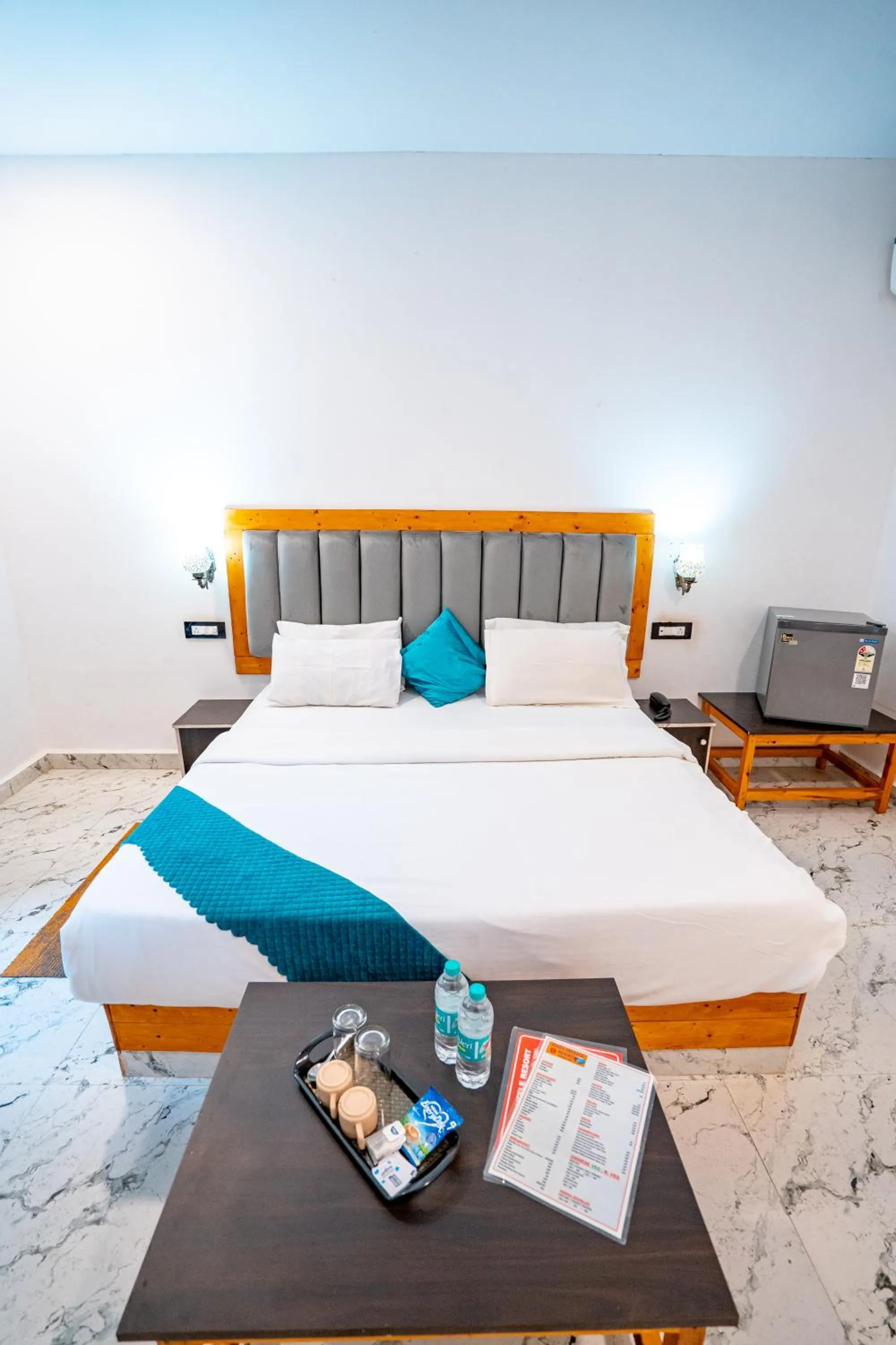 Bed in White Truffle Resort, Arambol