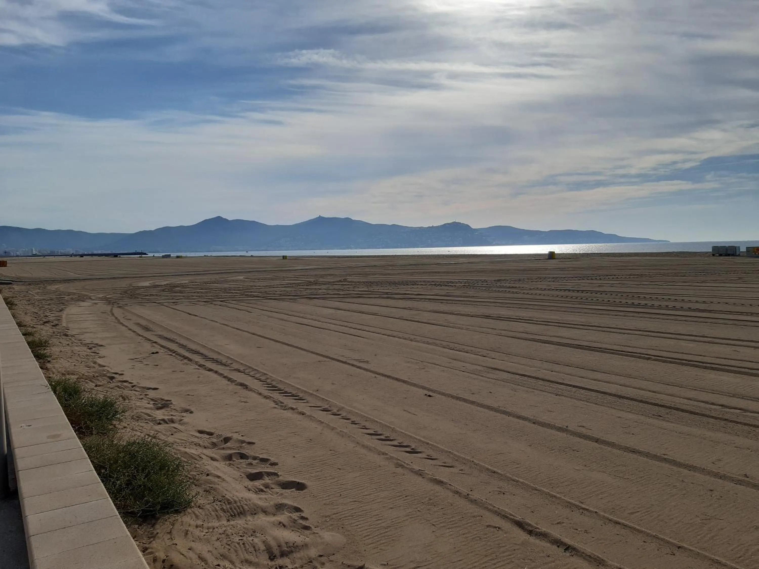Beach in Aptos. Comte D´Empuries