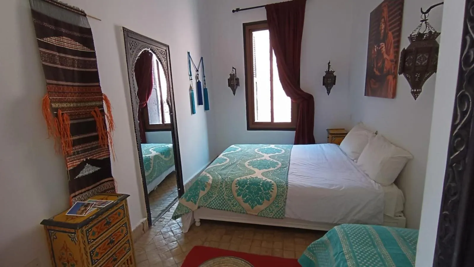 Bed in Riad Hugo