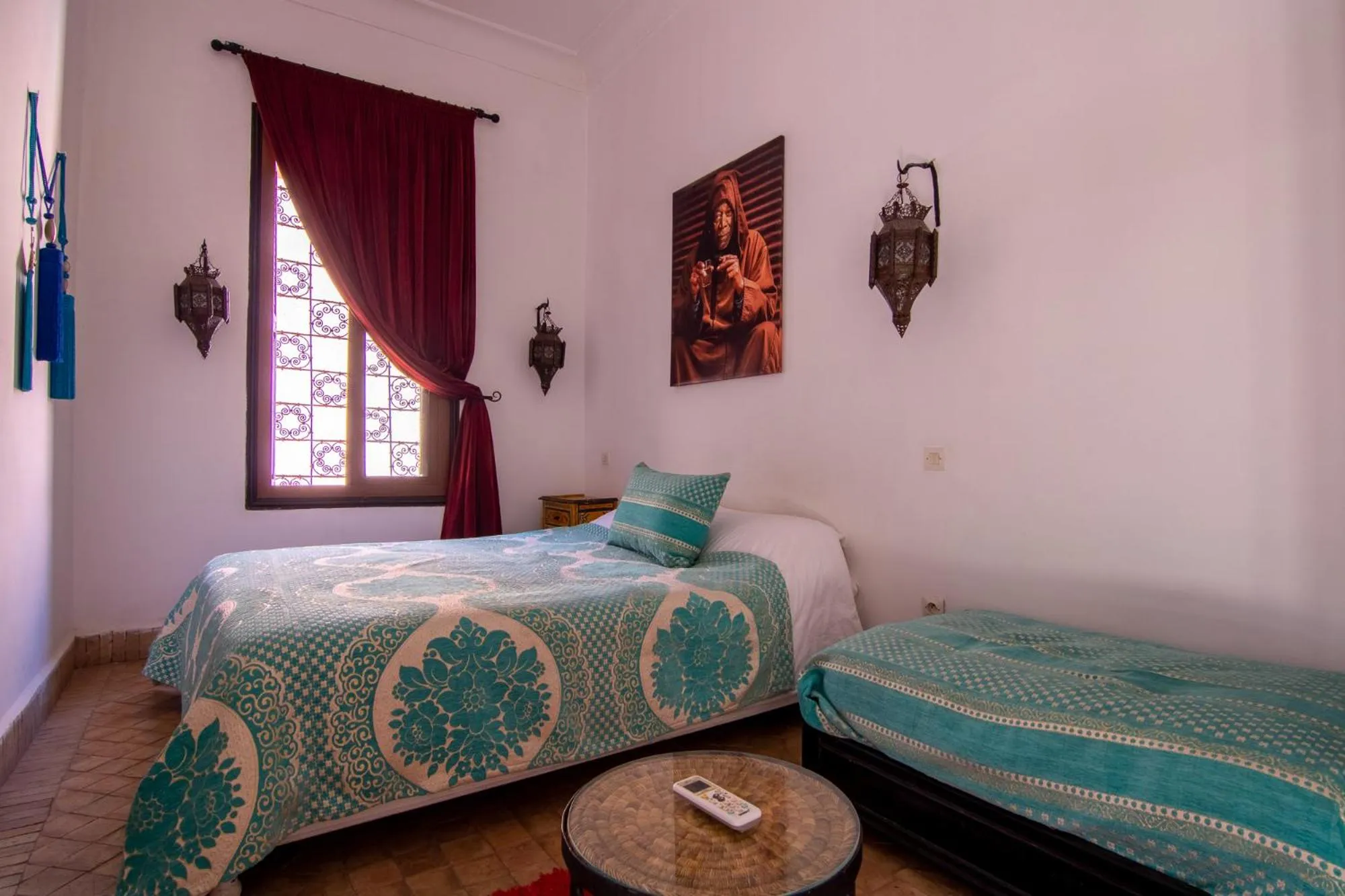 Bed in Riad Hugo