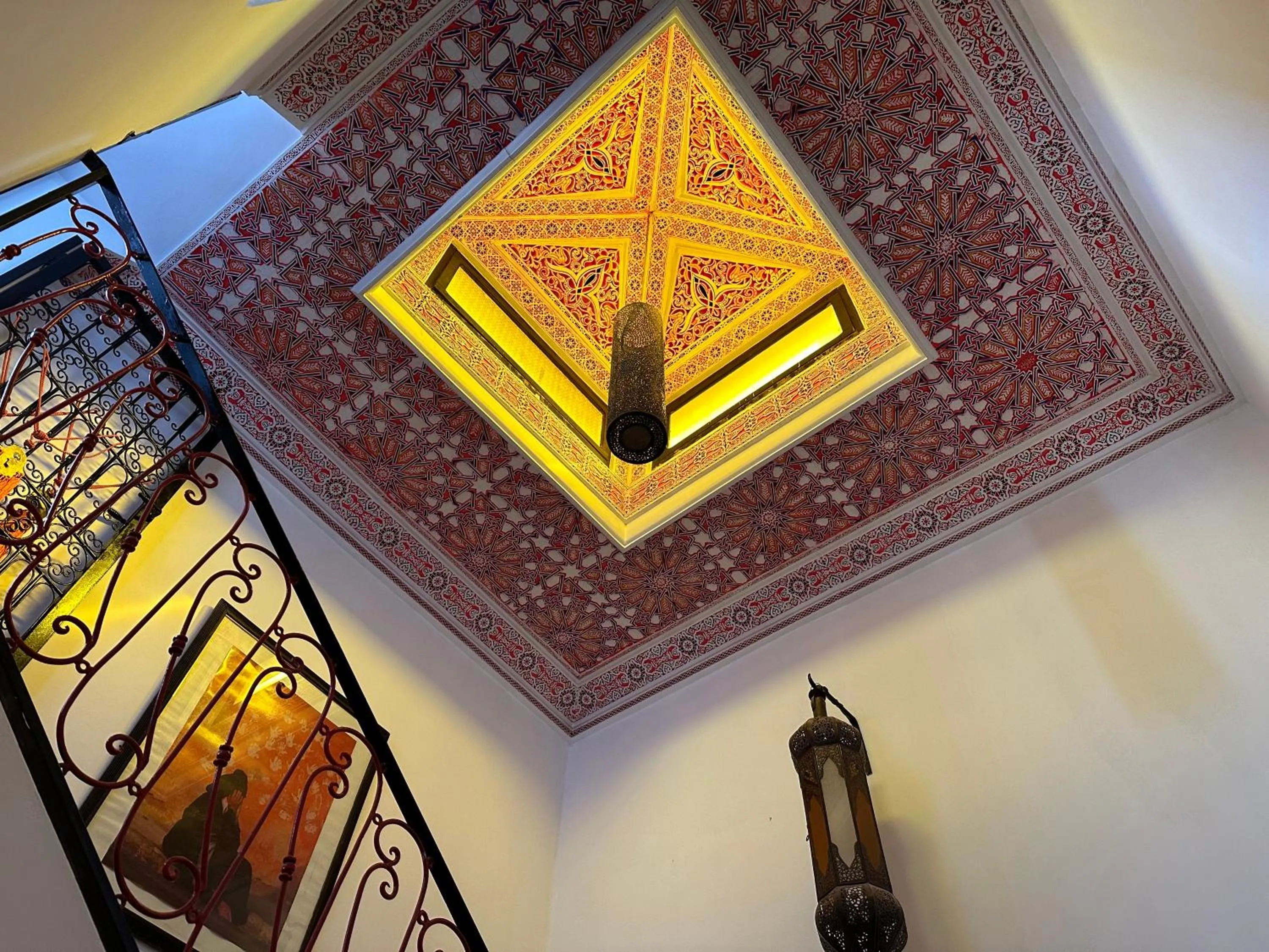 Decorative detail in Riad Hugo
