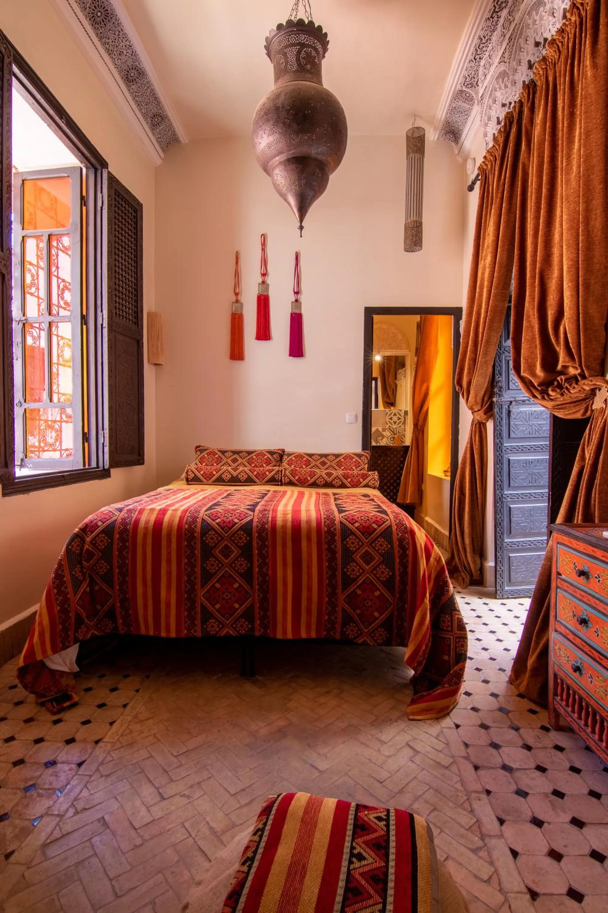 Bed in Riad Hugo