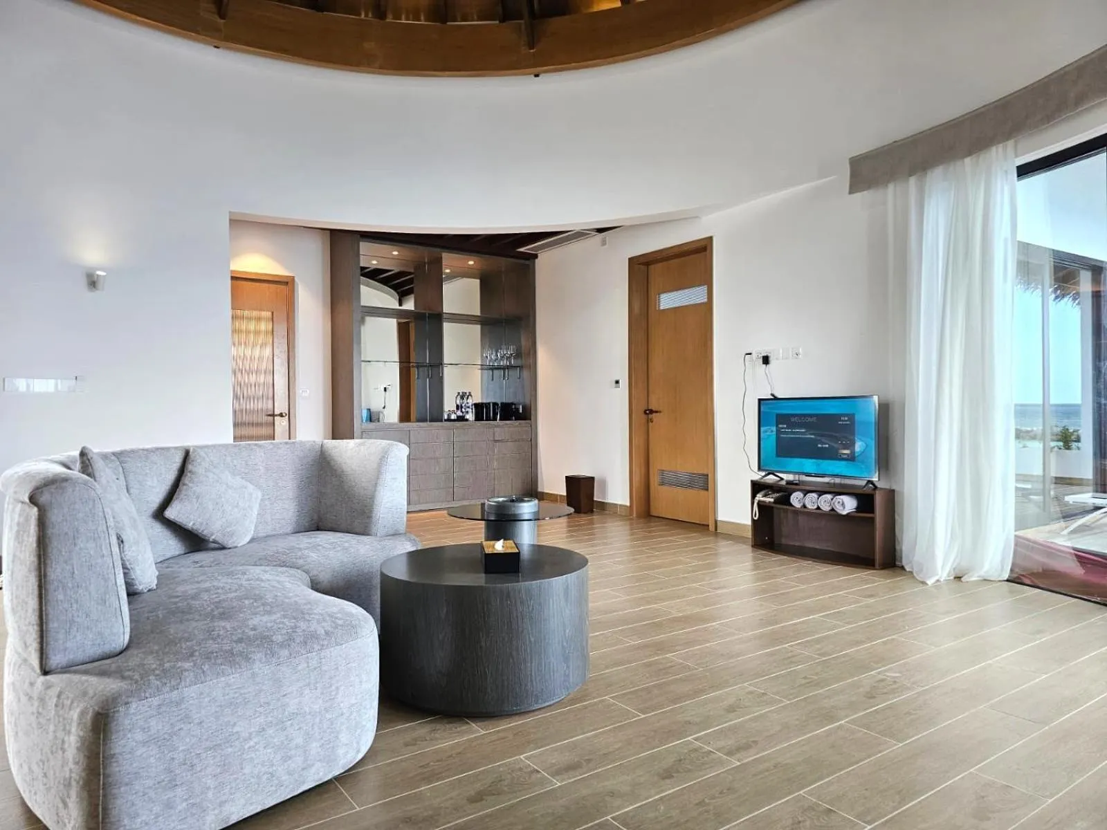 Living room in NOOE Maldives Kunaavashi