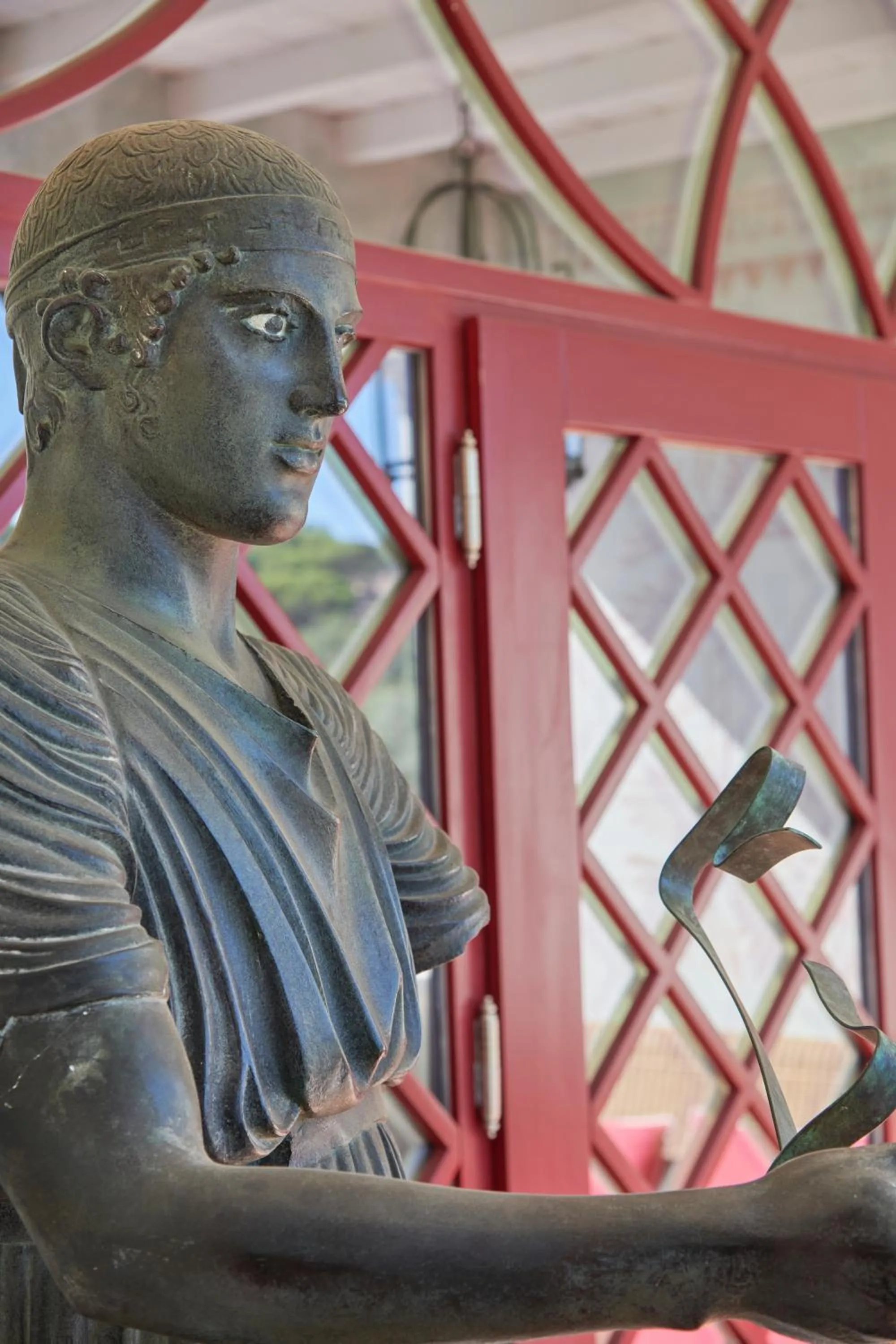 Decorative detail in Vermelho Melides - Relais & Châteaux
