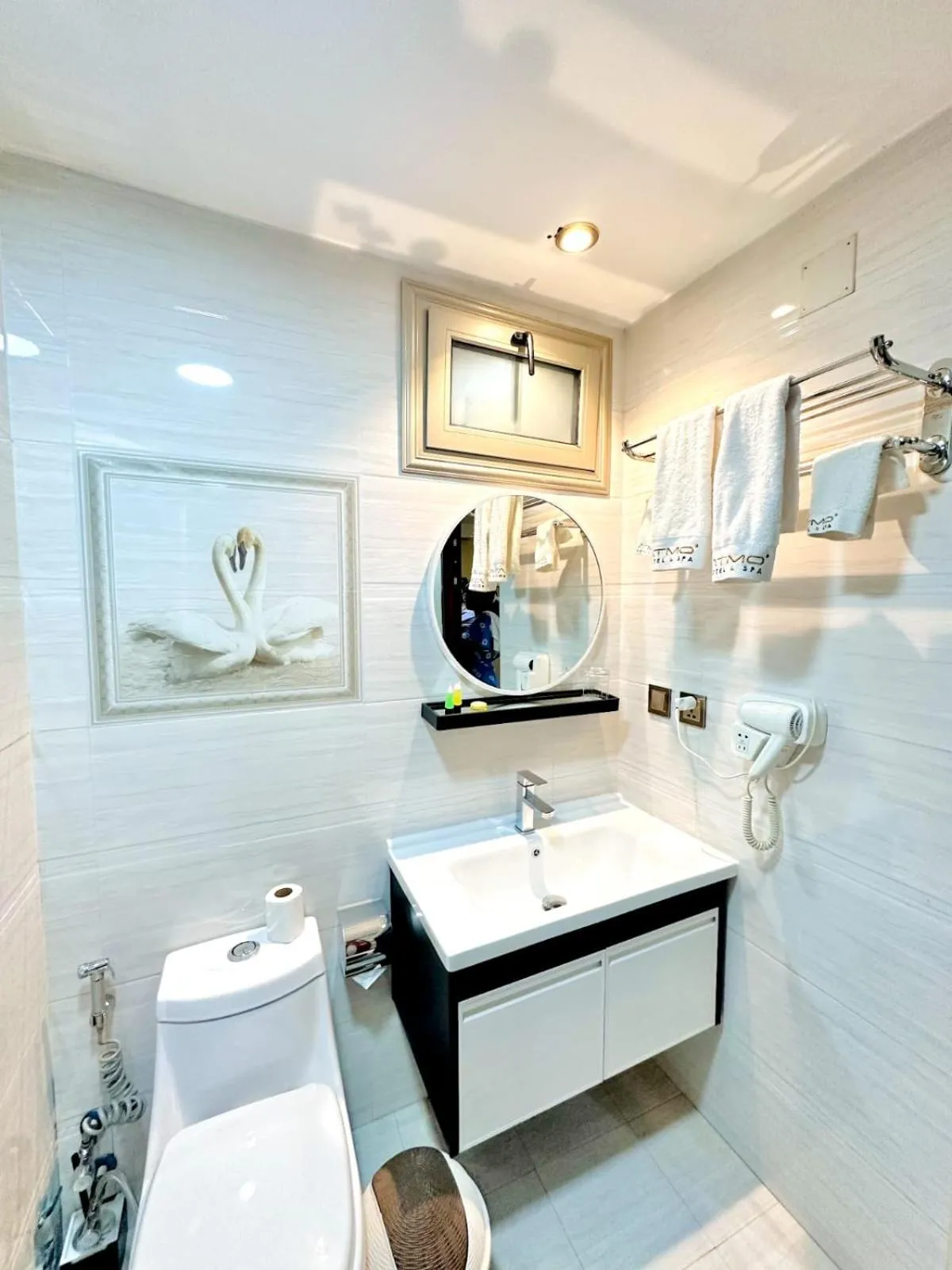 Toilet in Atmosphere Hotel & Spa