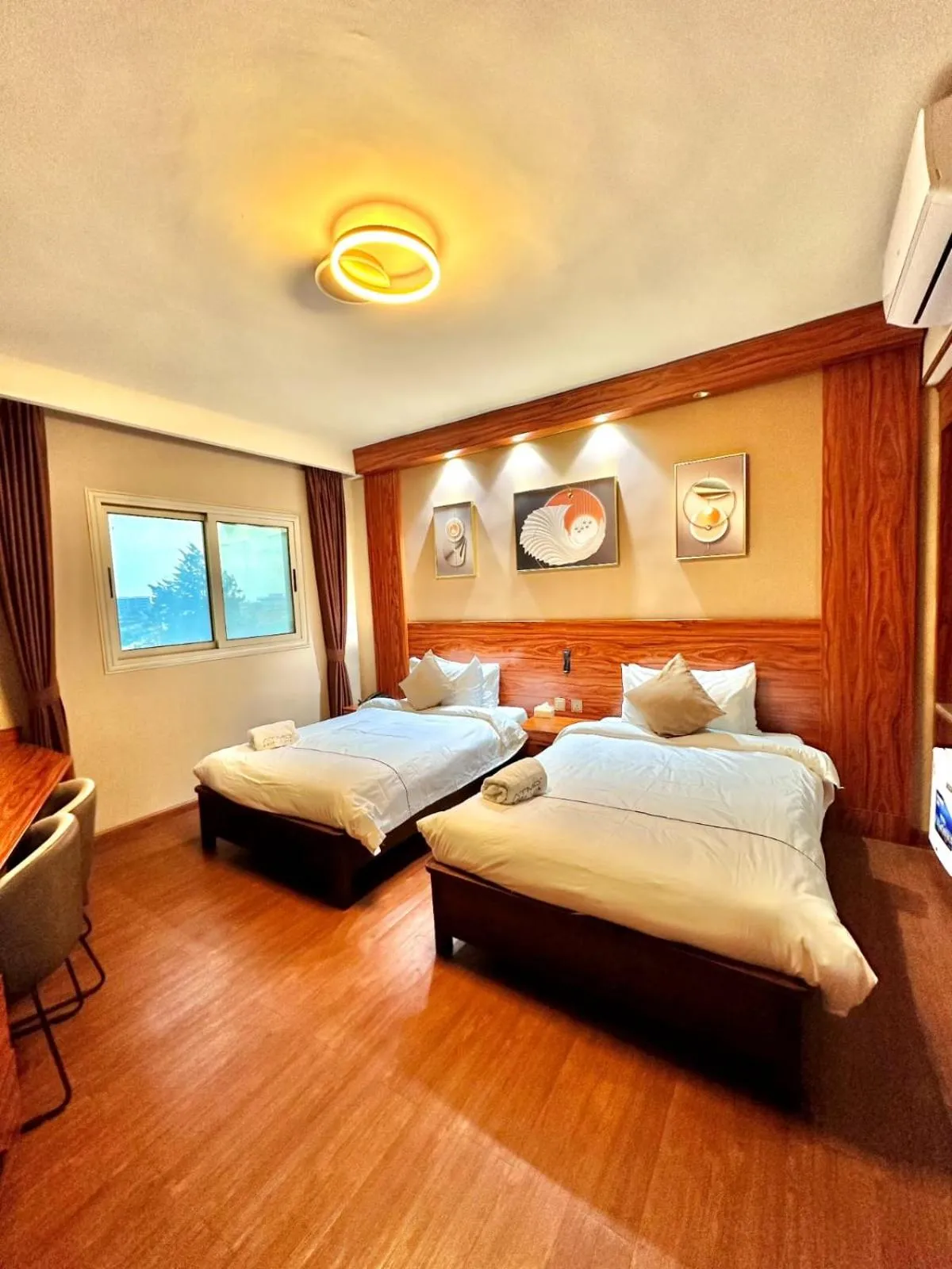 Bed in Atmosphere Hotel & Spa