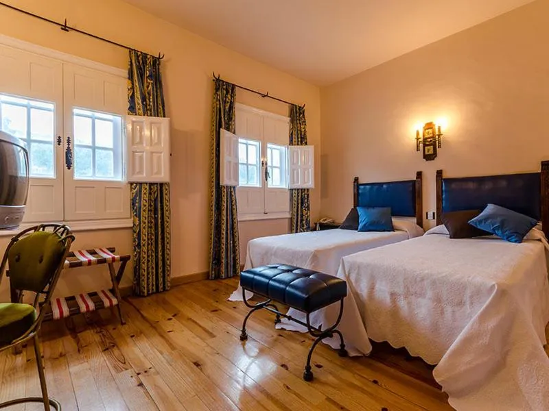 Bed in Hotel Temple Pradorrey