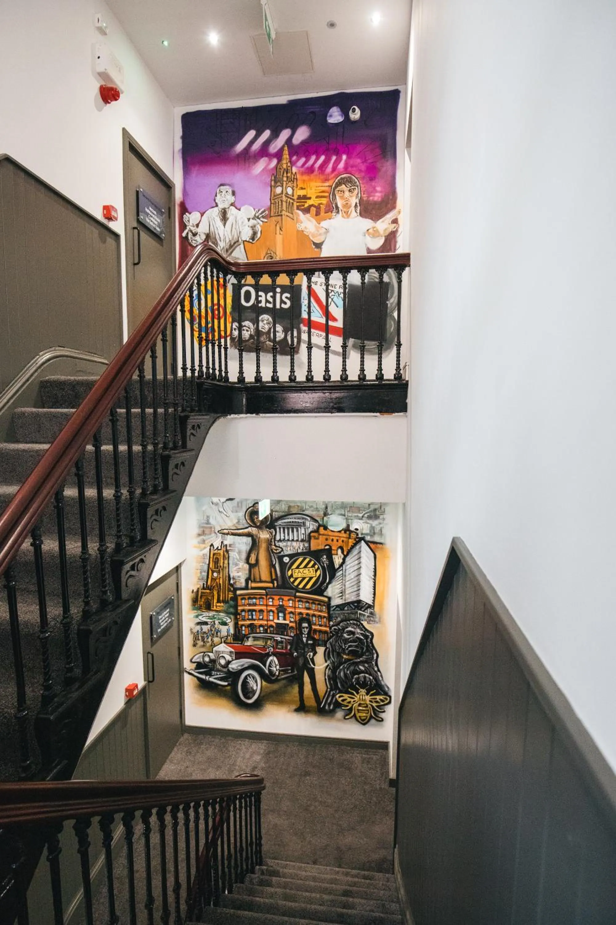 Decorative detail in Black Lion Hotel Manchester