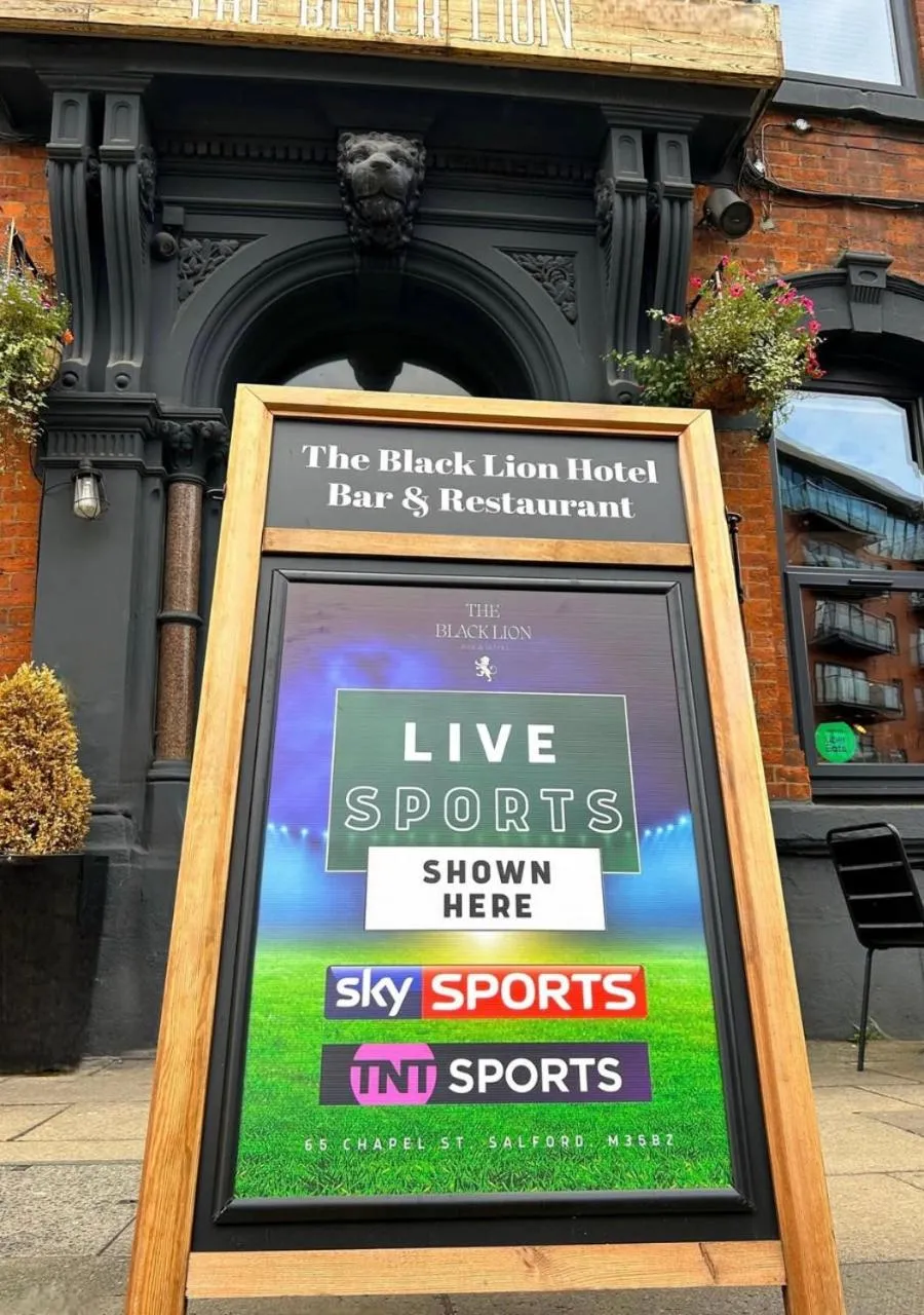 Street view in Black Lion Hotel Manchester