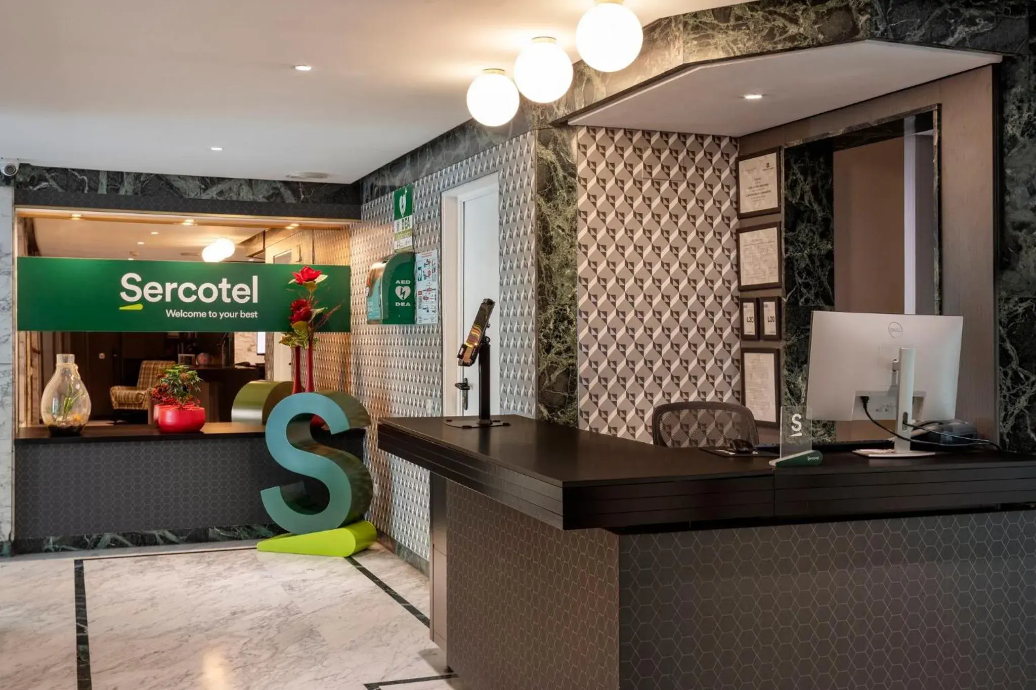 Lobby or reception in Sercotel Togumar Lobby or reception in Sercotel Togumar