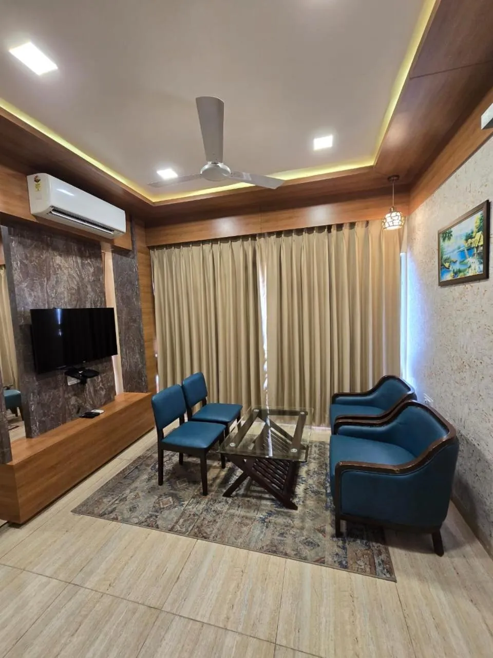 Seating area in HOTEL THE GRANDLADHUKARA