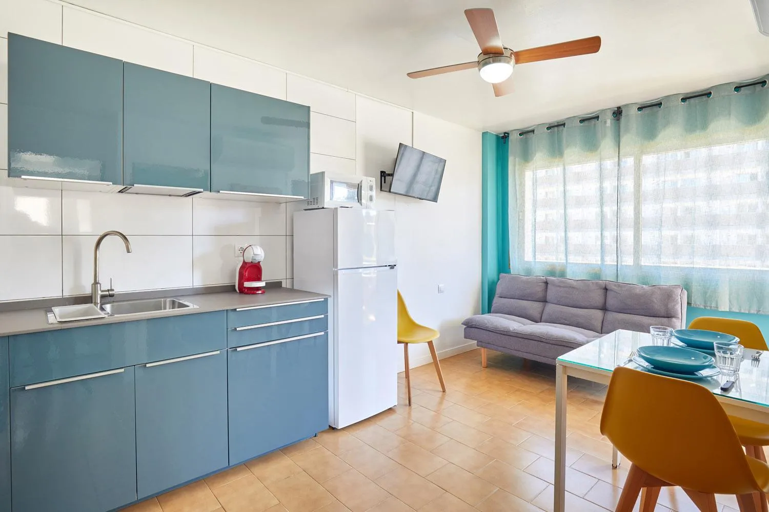 Dining area in Apartamentos Eldorado