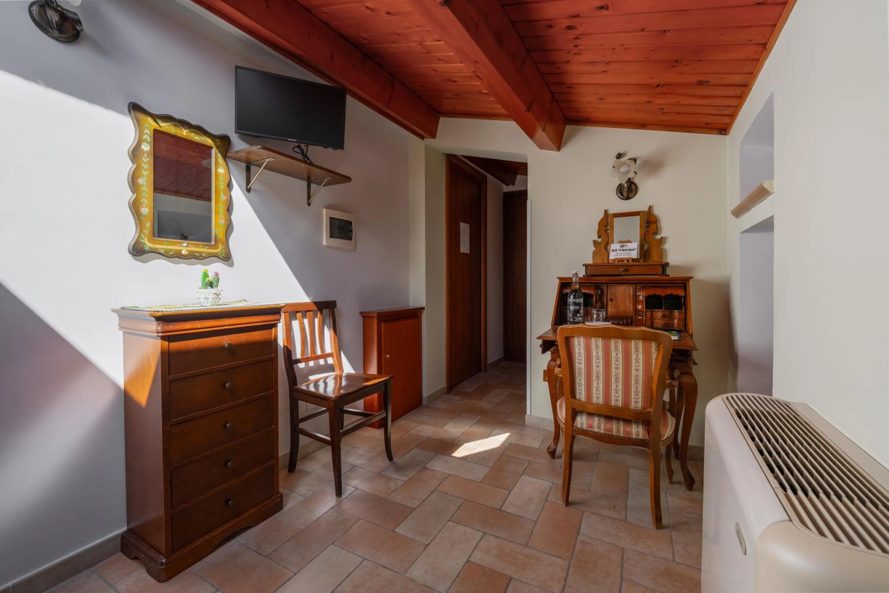 Seating area in Il Belvedere