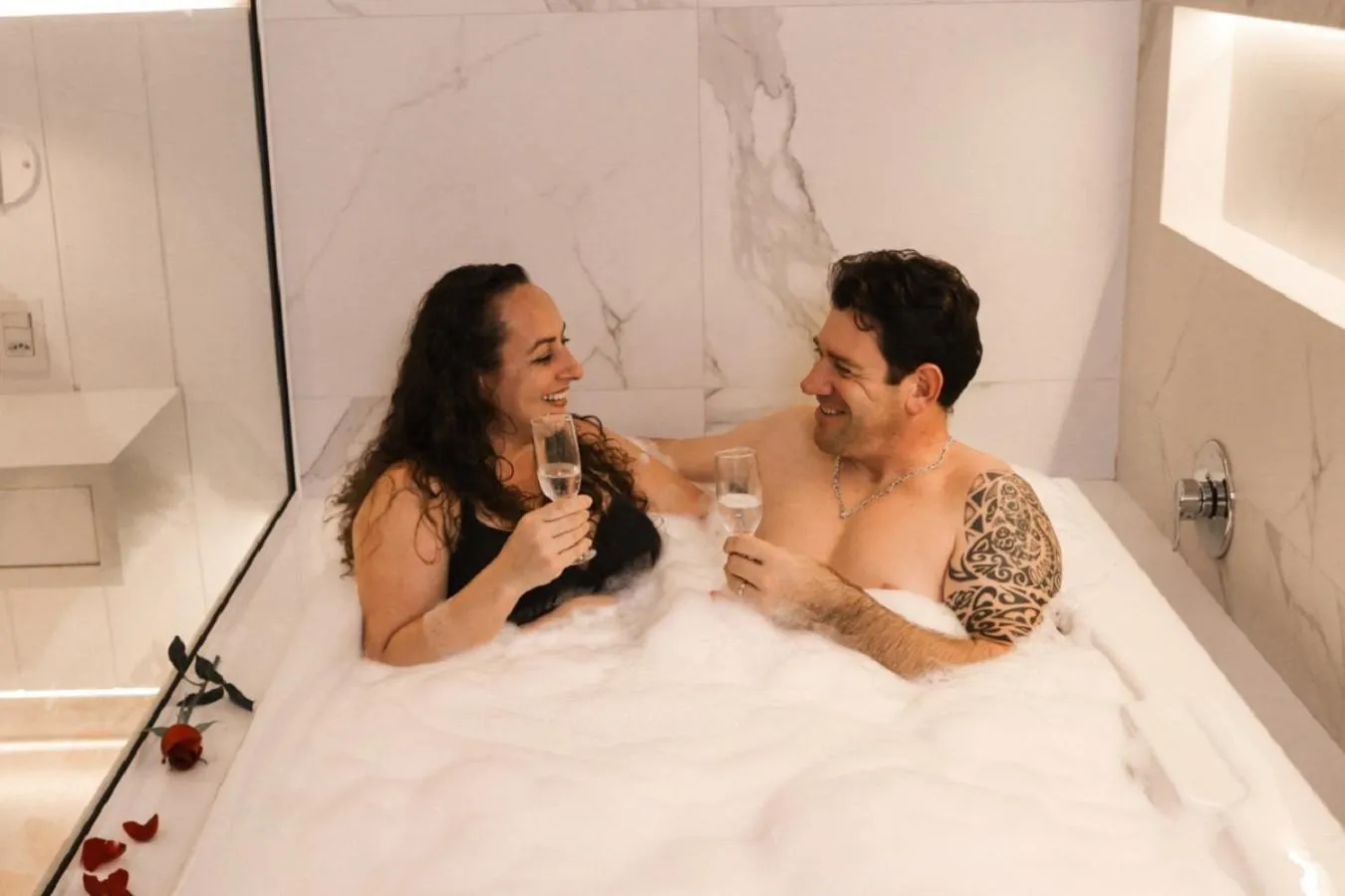 Bed in Estação Termas Hotel