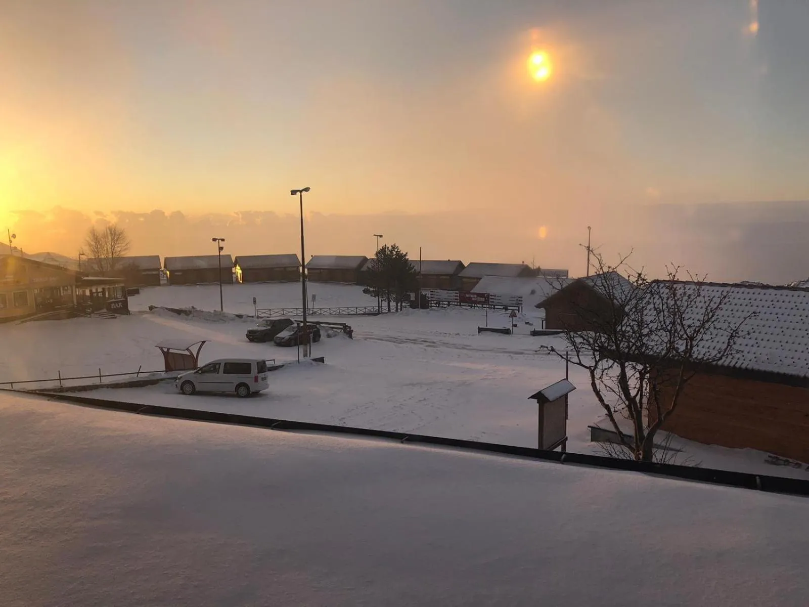 Winter in Rifugio Sapienza