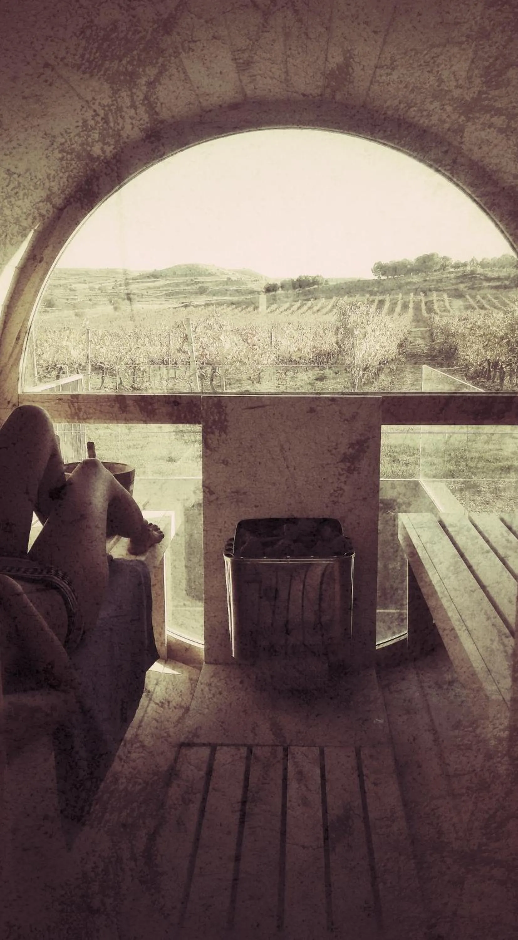 Sauna in Hotel Spa Tudanca Aranda