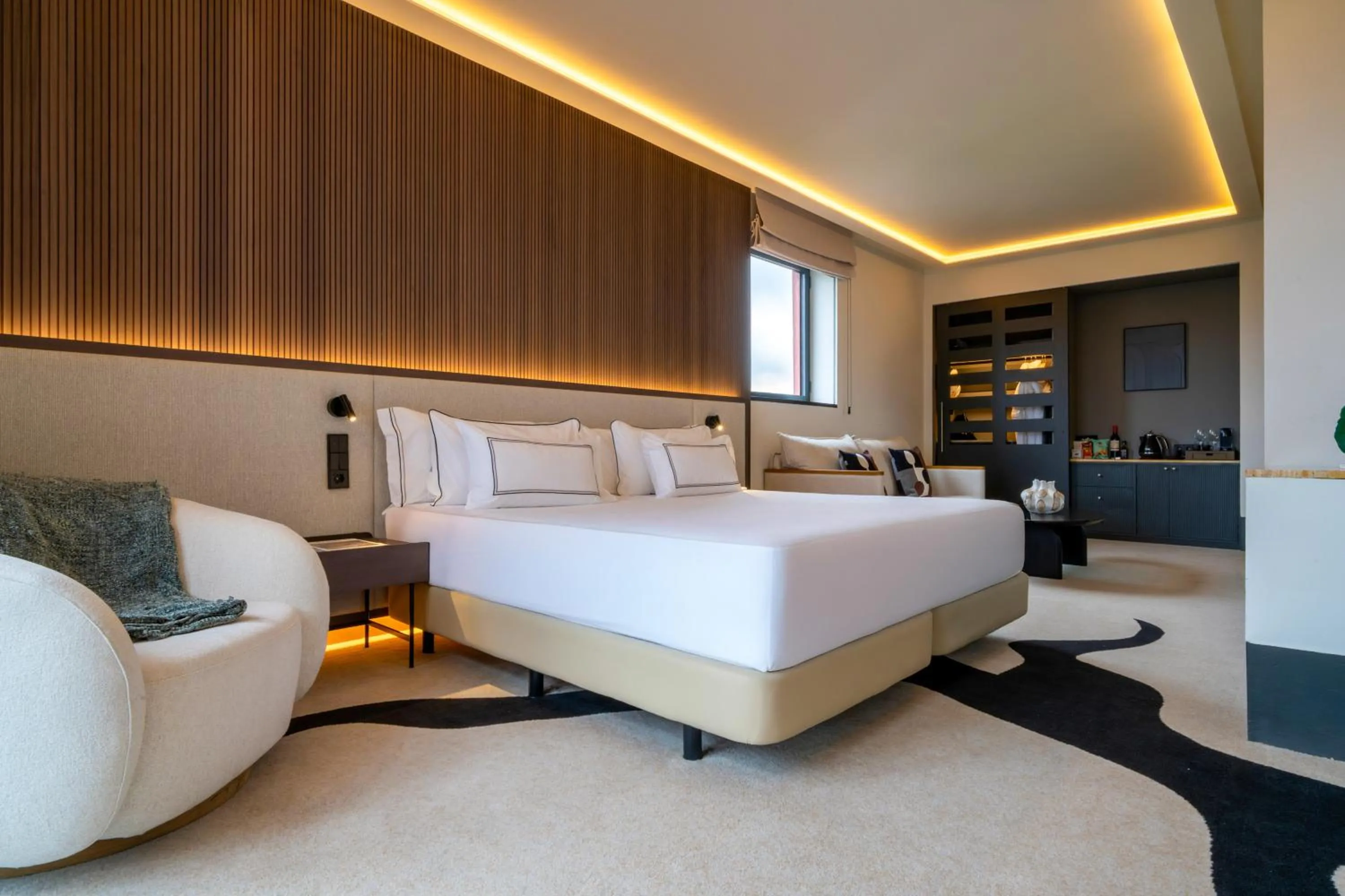 Bed in Hotel Meliá Bilbao