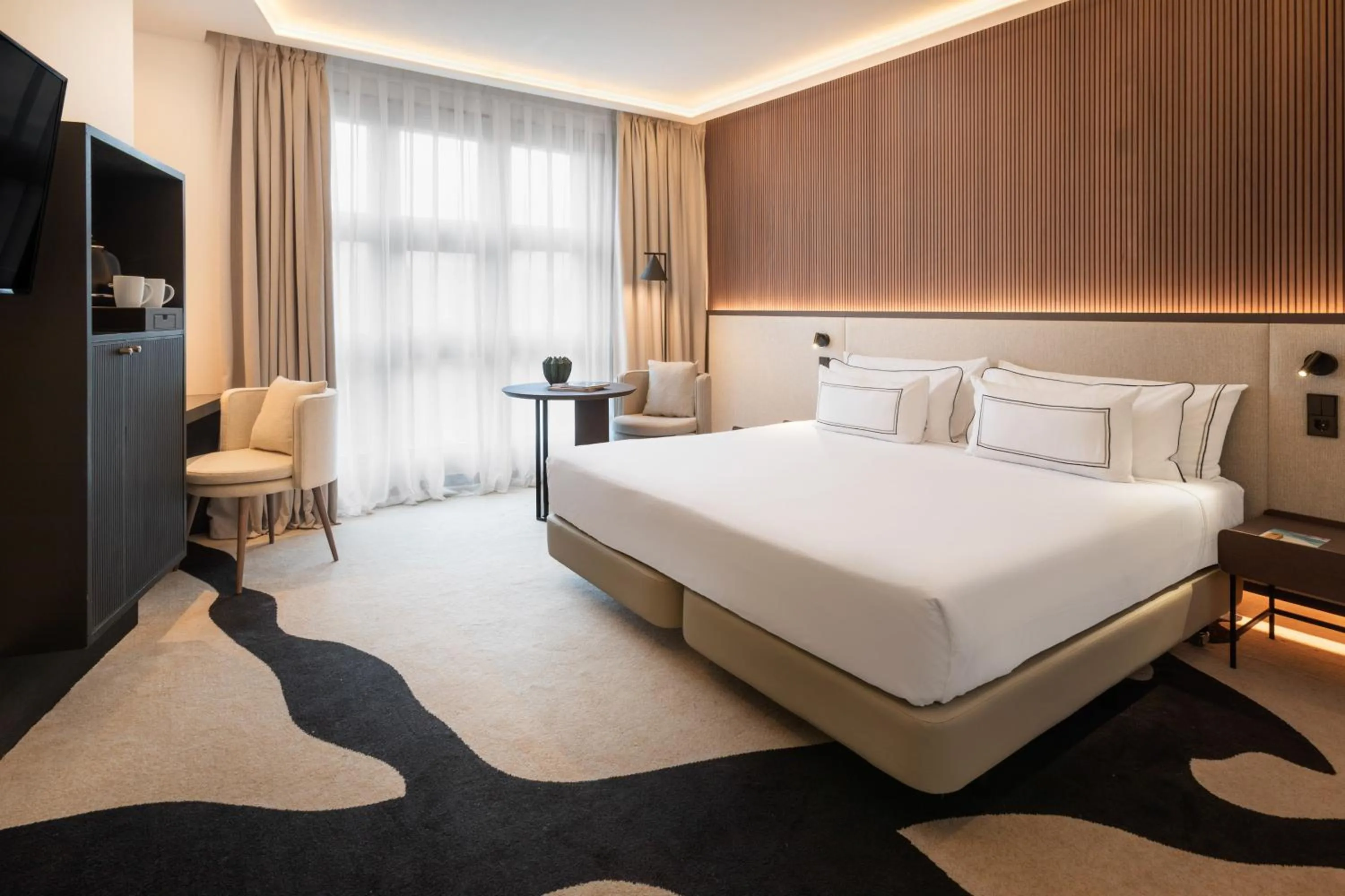 Bed in Hotel Meliá Bilbao