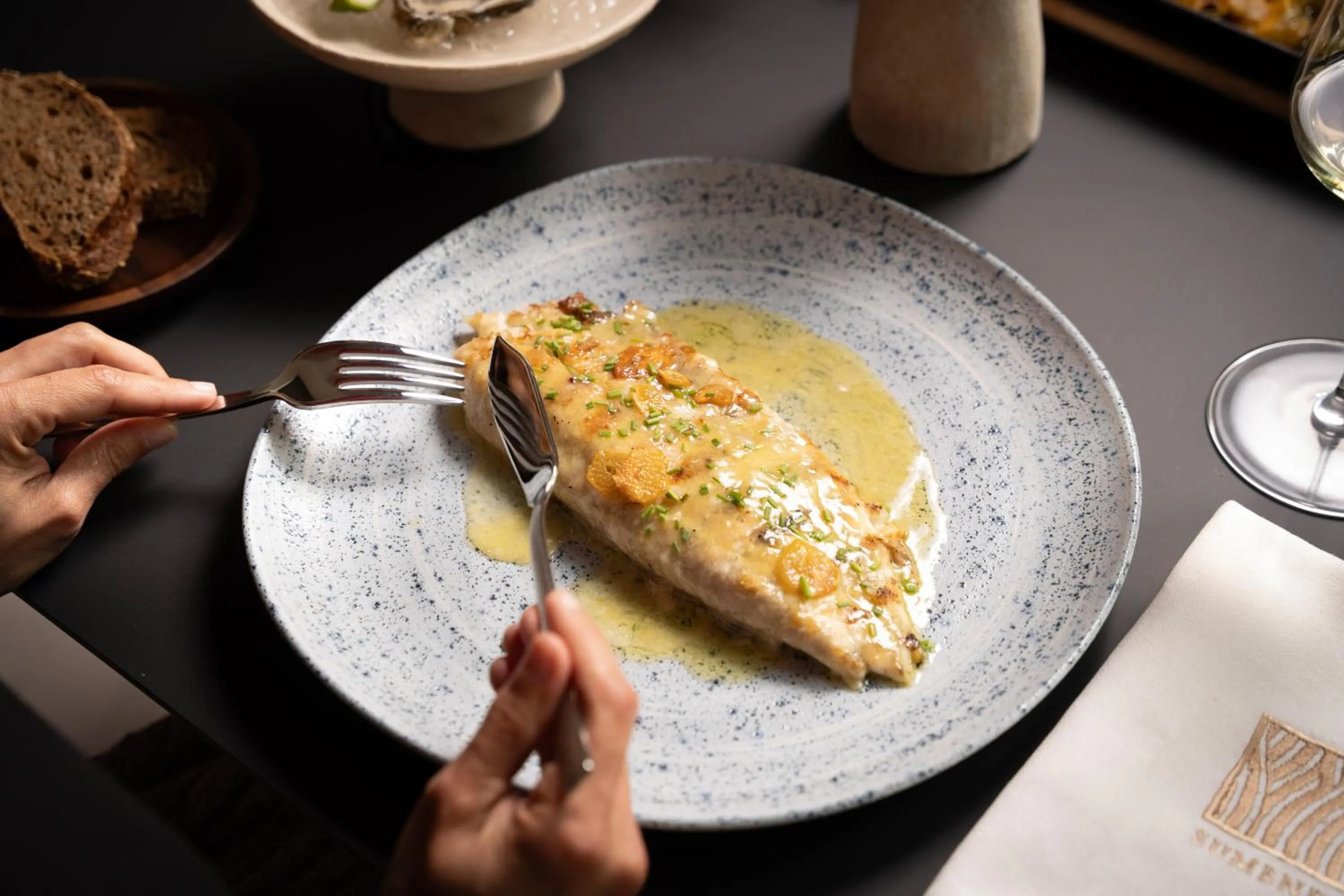 Food in Hotel Meliá Bilbao