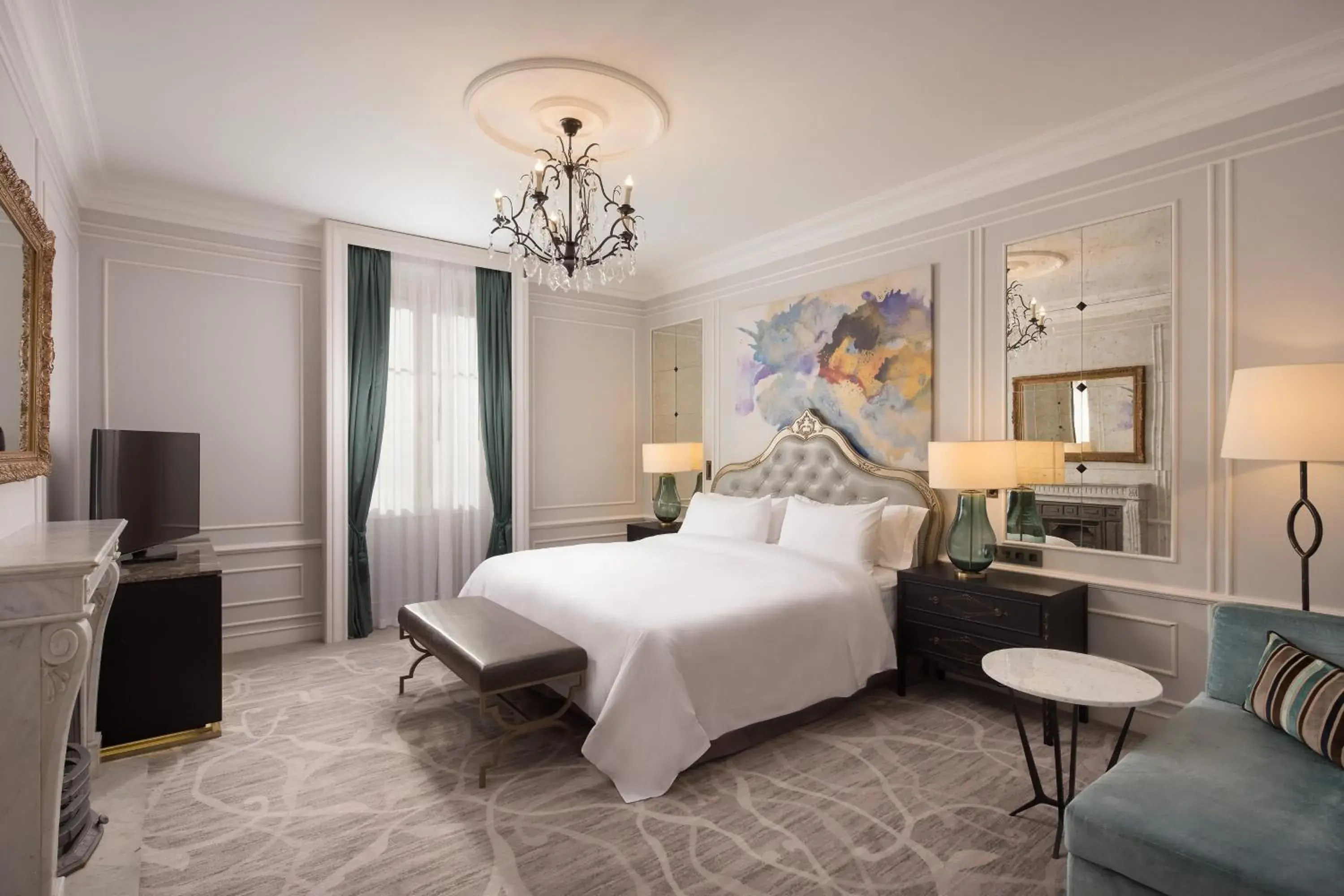 Garden Suite, 1 Bedroom Suite, 1 King, Garden view in Hotel Maria Cristina, a Luxury Collection Hotel, San Sebastian Garden Suite, 1 Bedroom Suite, 1 King, Garden view in Hotel Maria Cristina, a Luxury Collection Hotel, San Sebastian