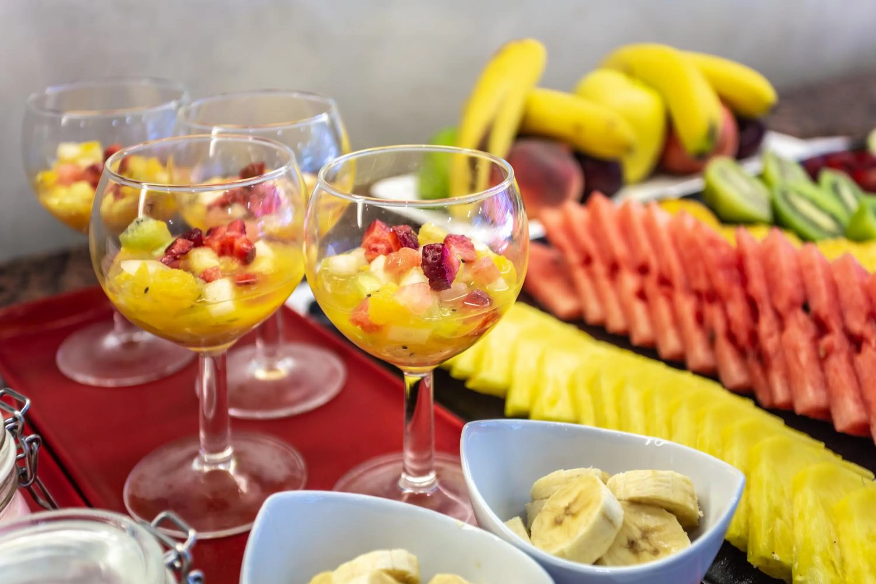 Buffet breakfast in Hotel Monte Puertatierra