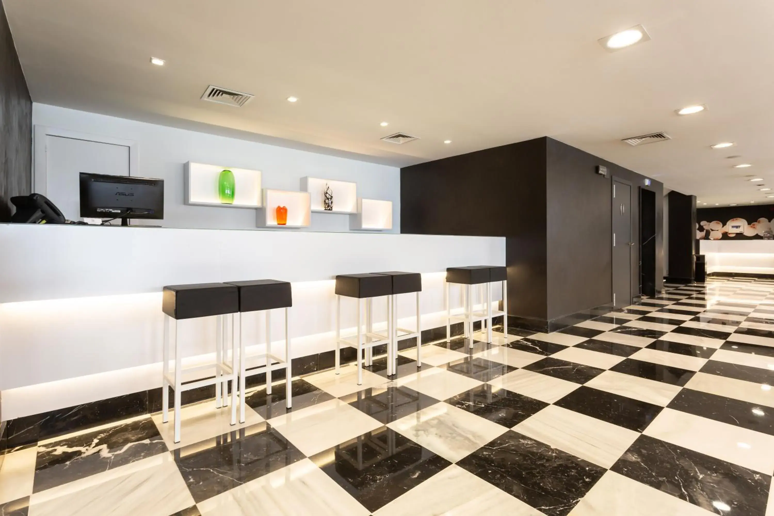 Lobby or reception in Monte Carmelo Lobby or reception in Monte Carmelo