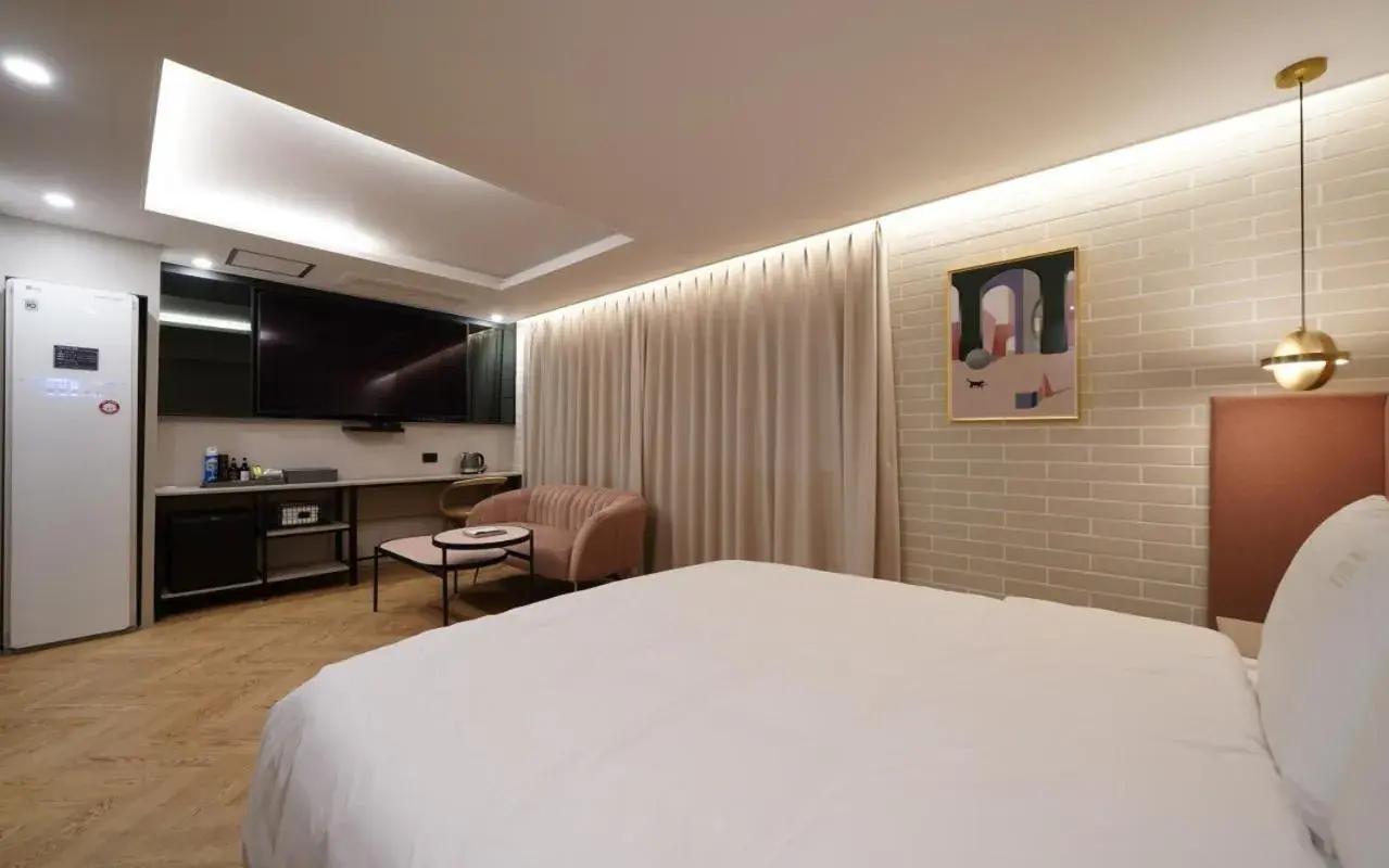 Bed in Ocean city hotel Bed in Ocean city hotel