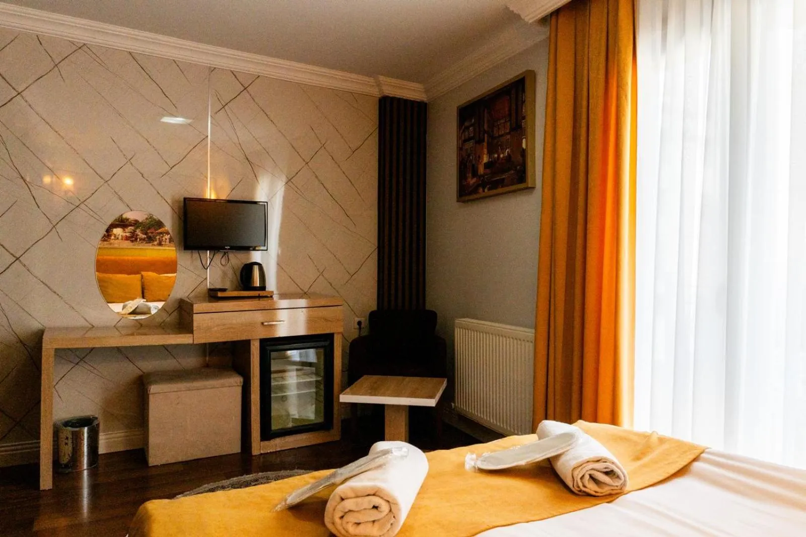 Photo of the whole room, Bed in Kadirga Antik Hotel - Sultanahmet