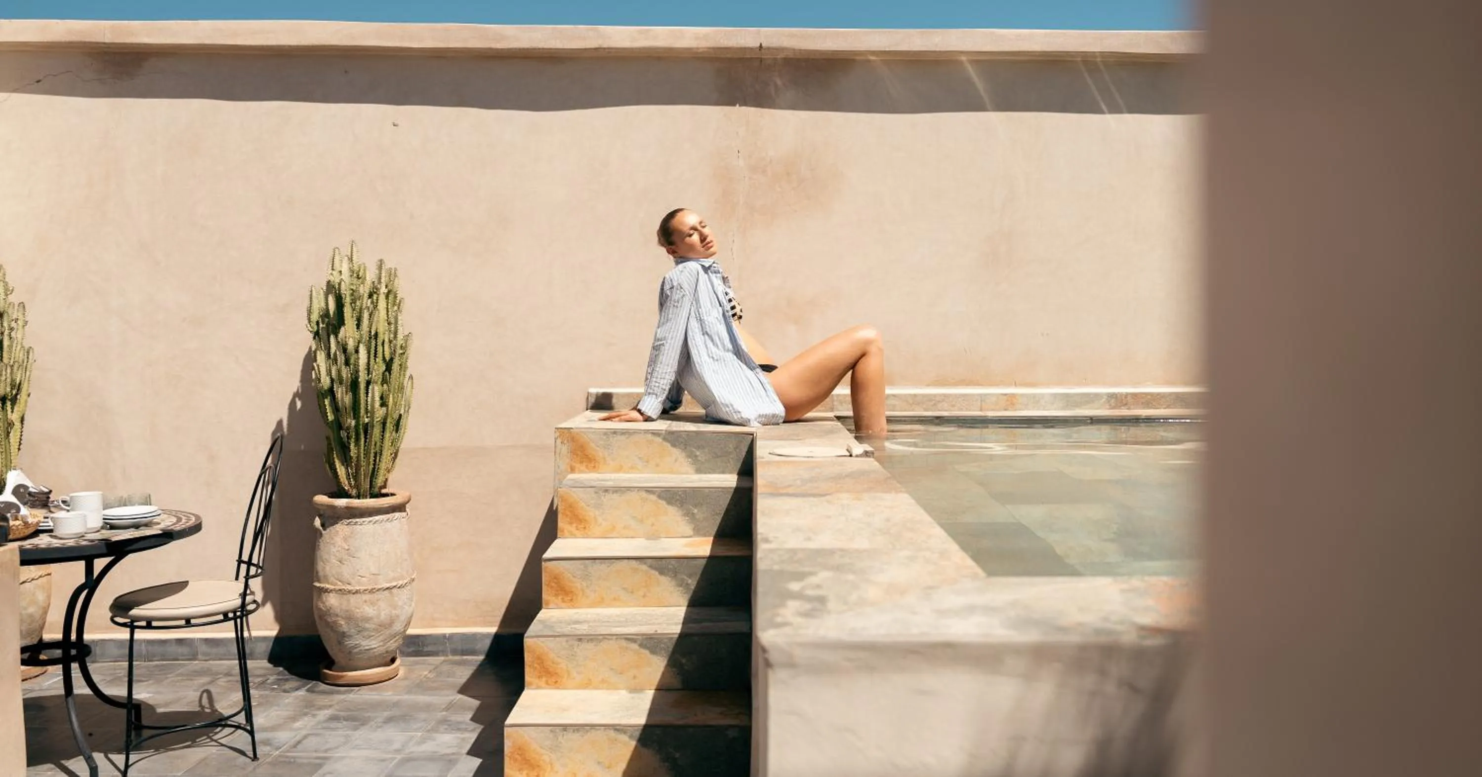 Swimming pool in Ryad Selyen