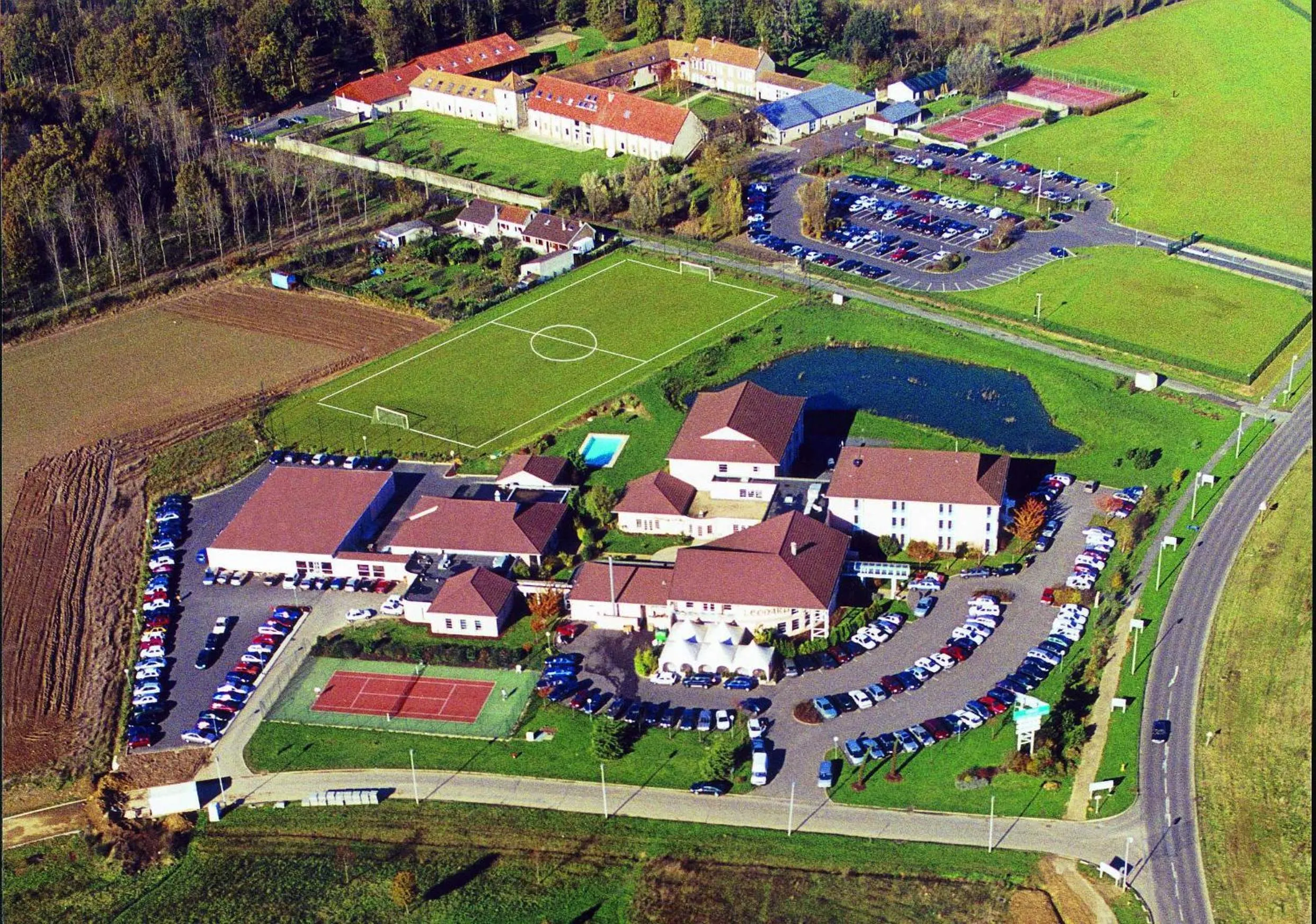 Bird's eye view in Espace Leonard De Vinci