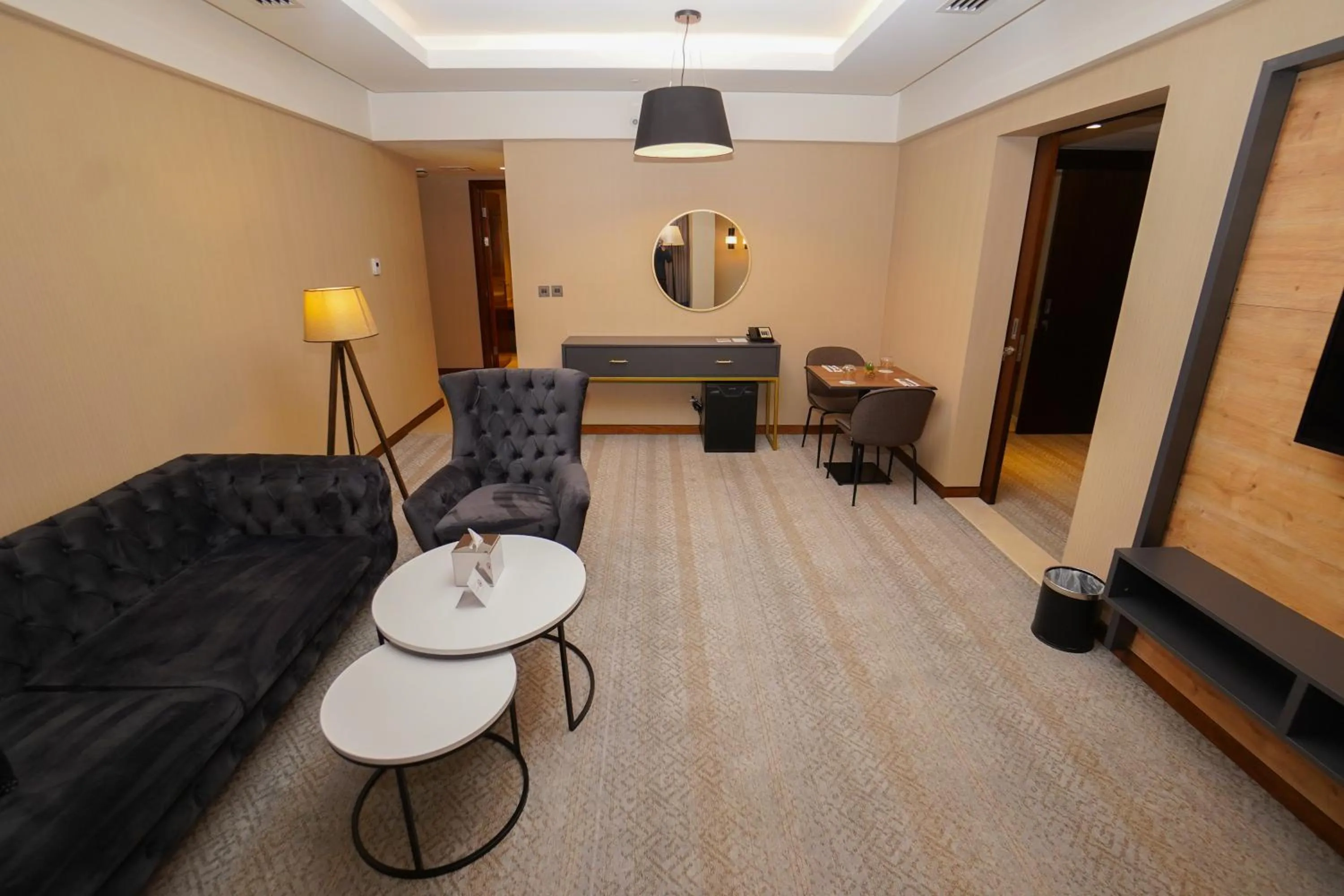 Dining area in The Grand Lux Hotel